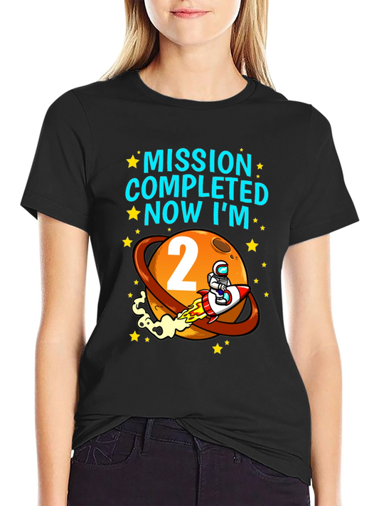 Mission Complete 2nd Birthday T-Shirt