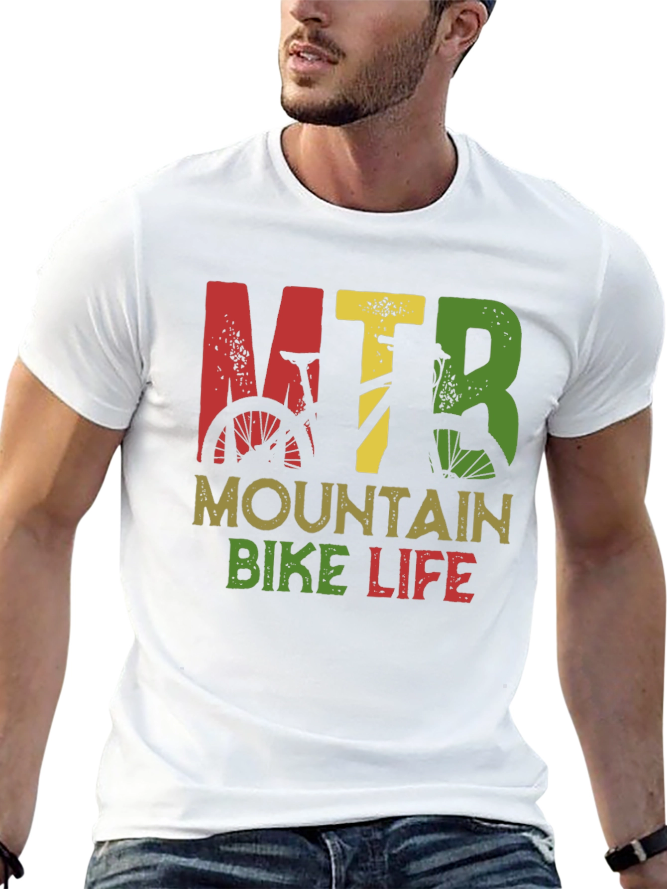 MTB Mountain Bike Life Graphic T-Shirt