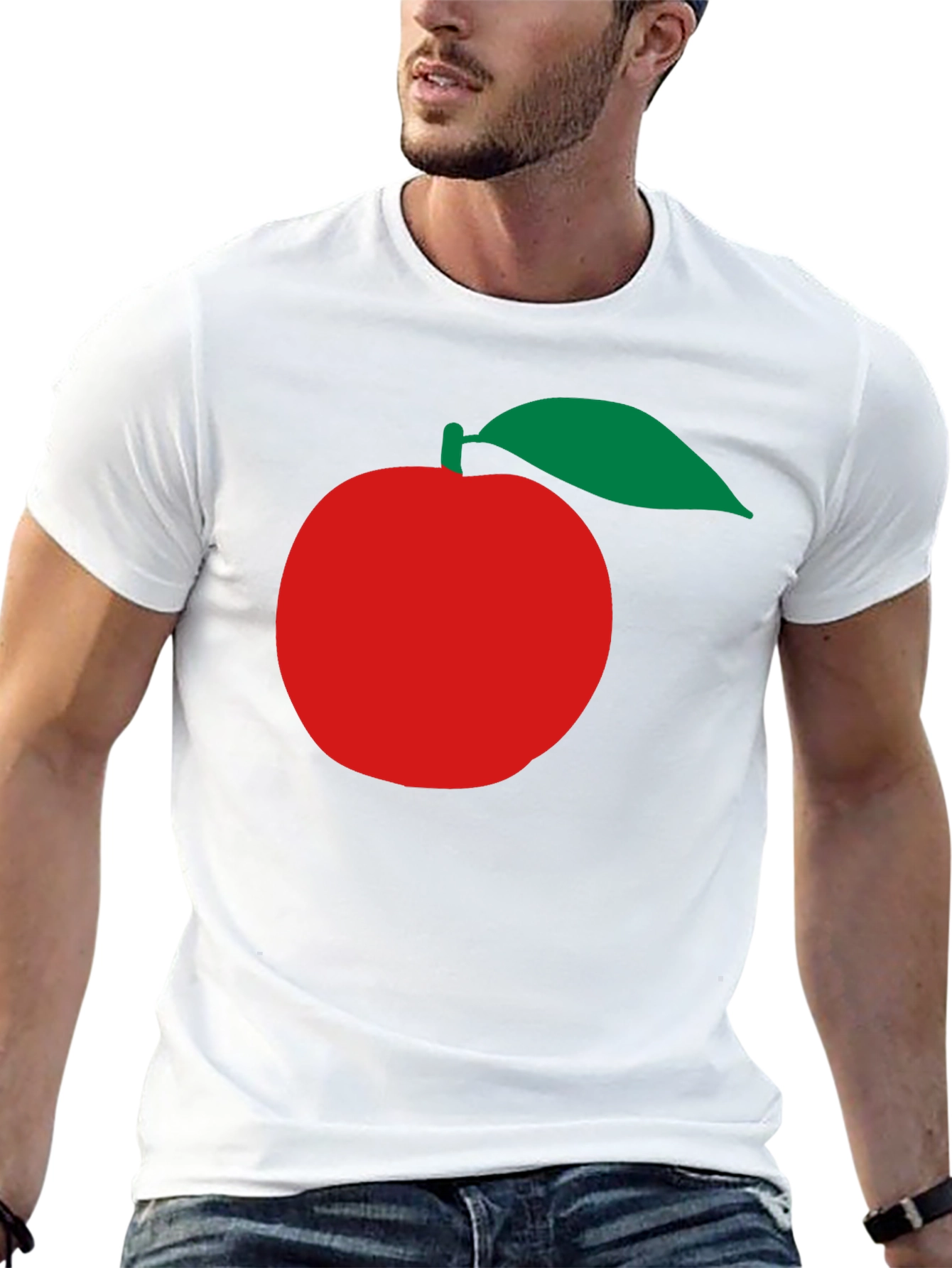 Apple Graphic Black T-Shirt