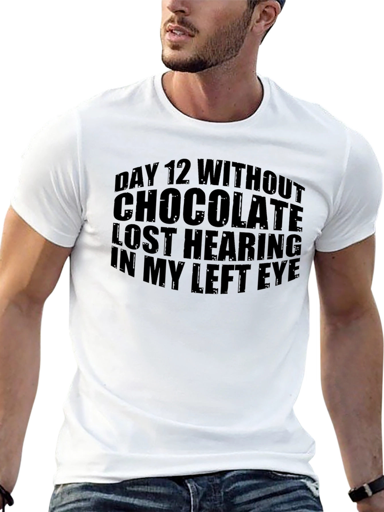 Chocolate Withdrawal Funny Graphic T-Shirt