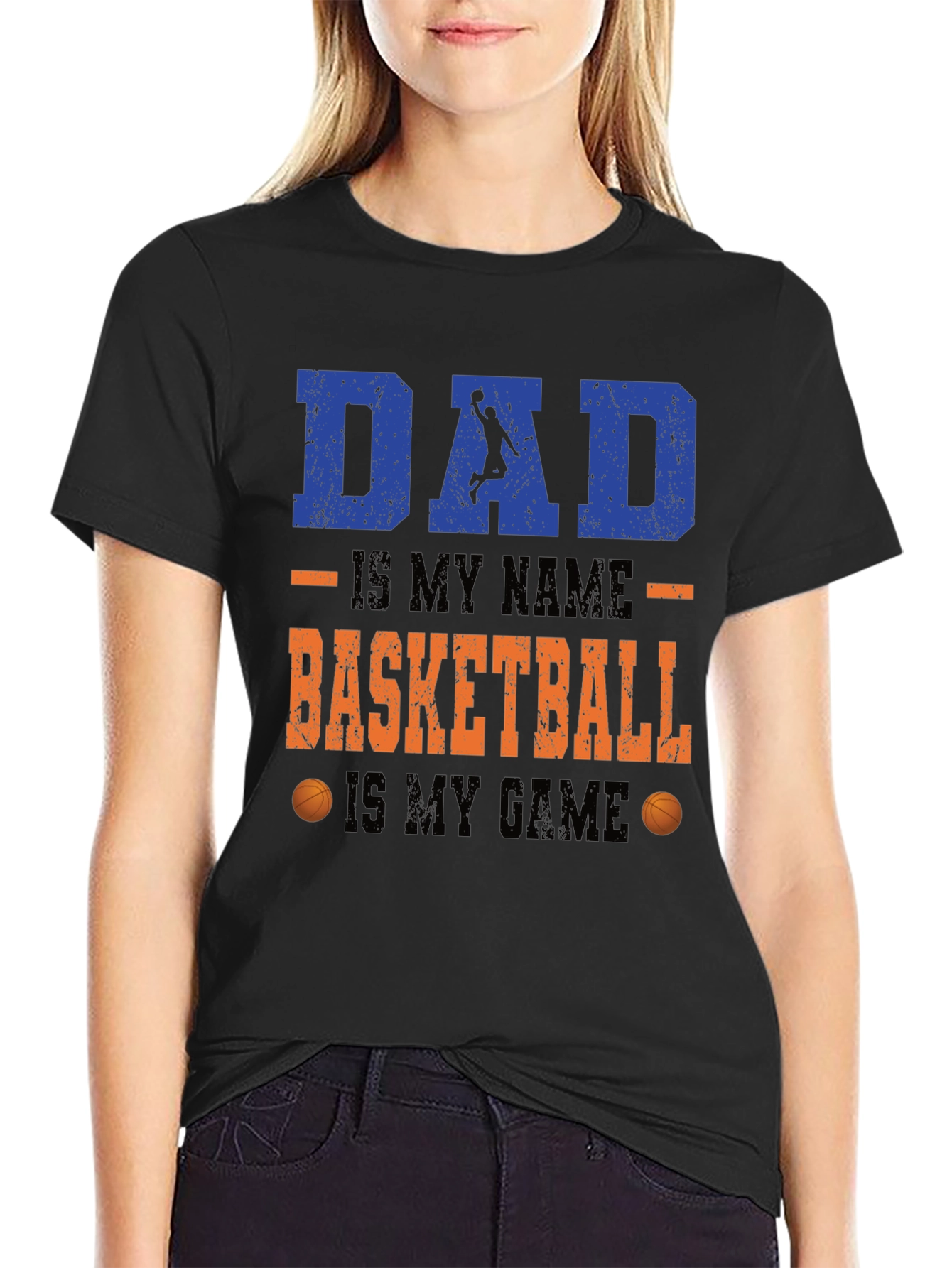 Dad Basketball Game T-Shirt