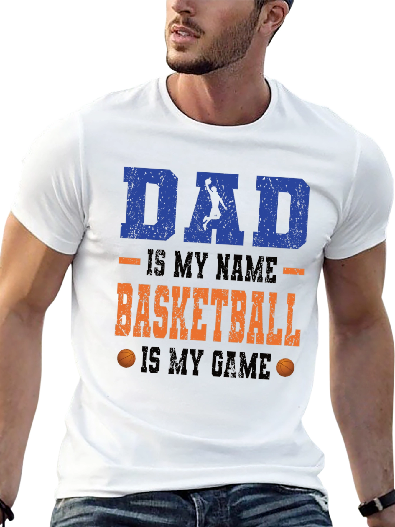 Dad Basketball Game T-Shirt