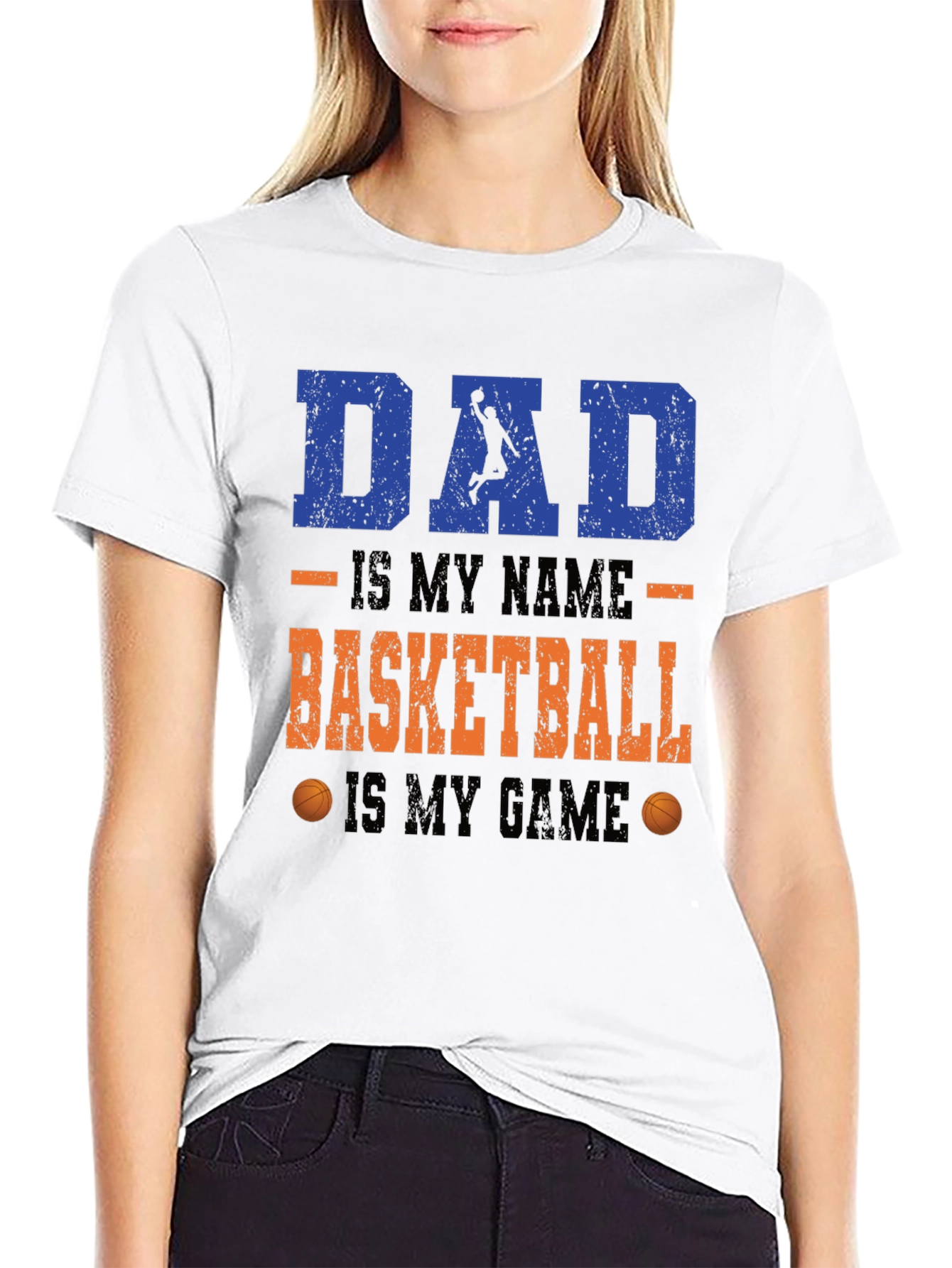 Dad Basketball Game T-Shirt