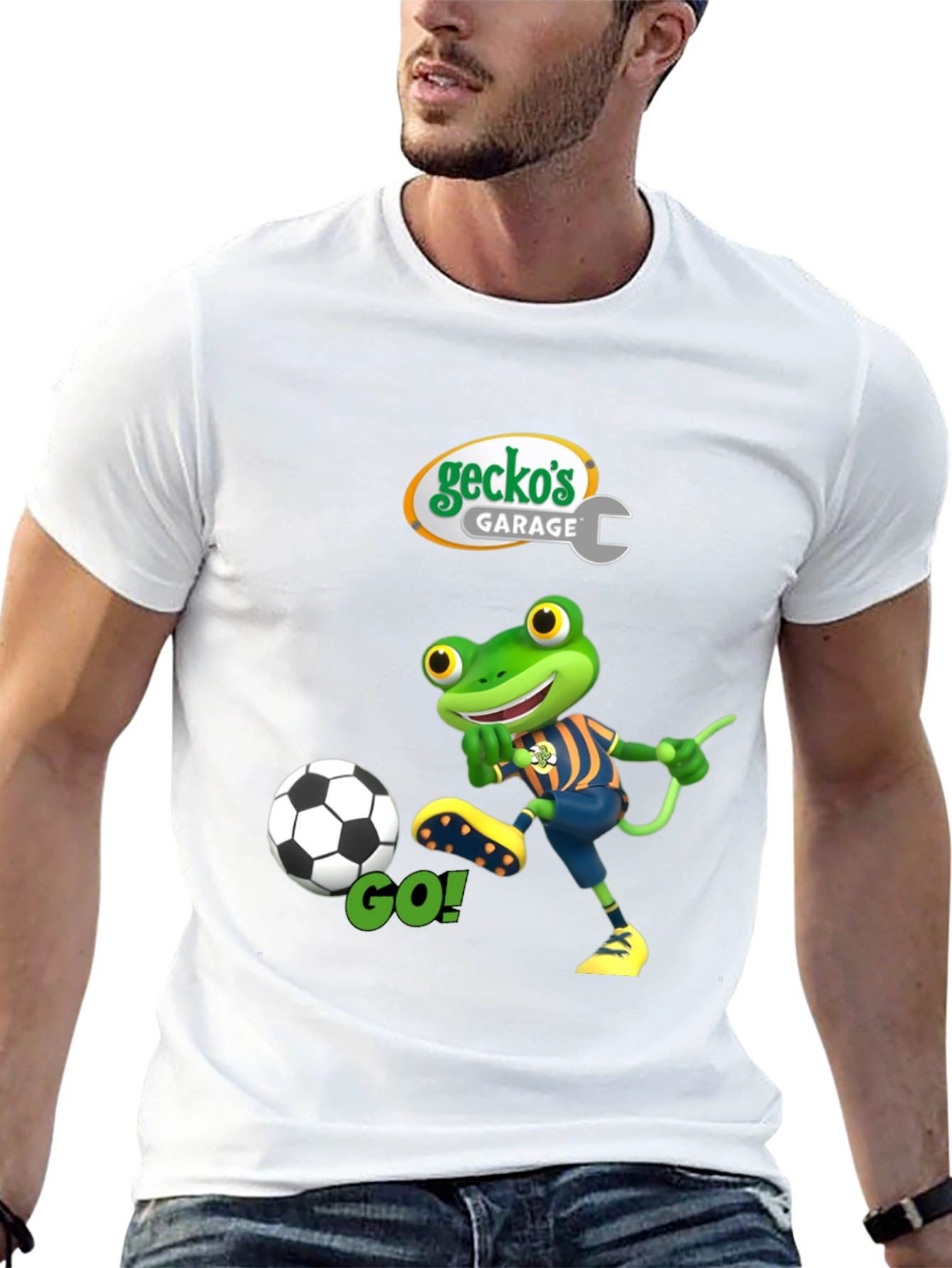 Geckos Garage Frog Soccer T-Shirt
