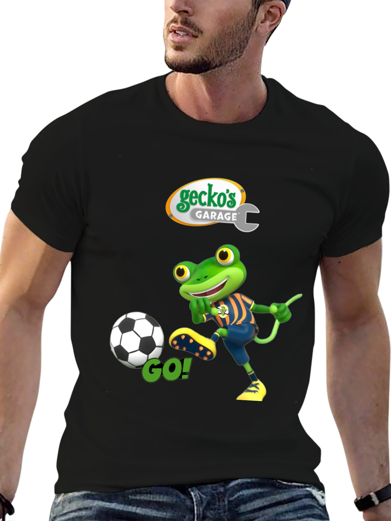 Geckos Garage Frog Soccer T-Shirt