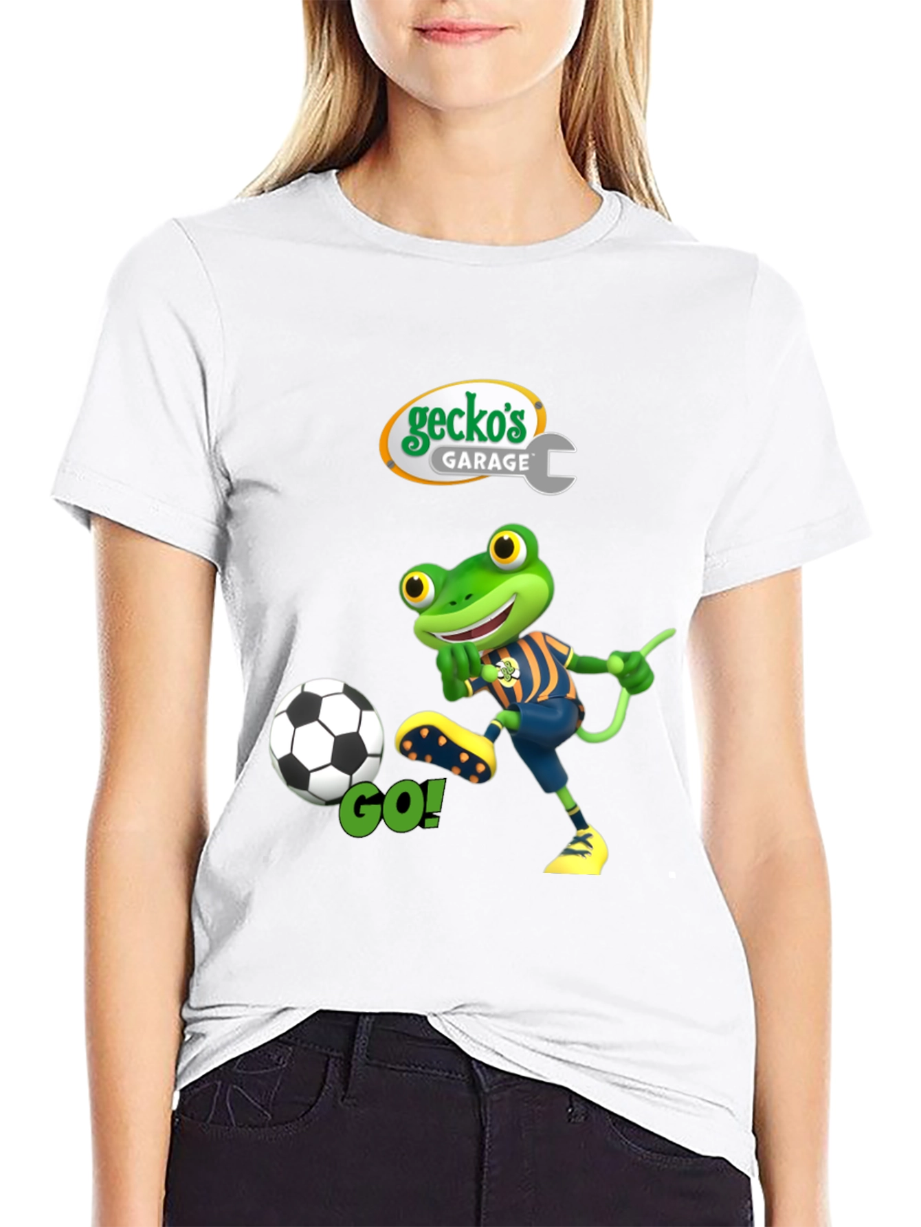 Geckos Garage Frog Soccer T-Shirt