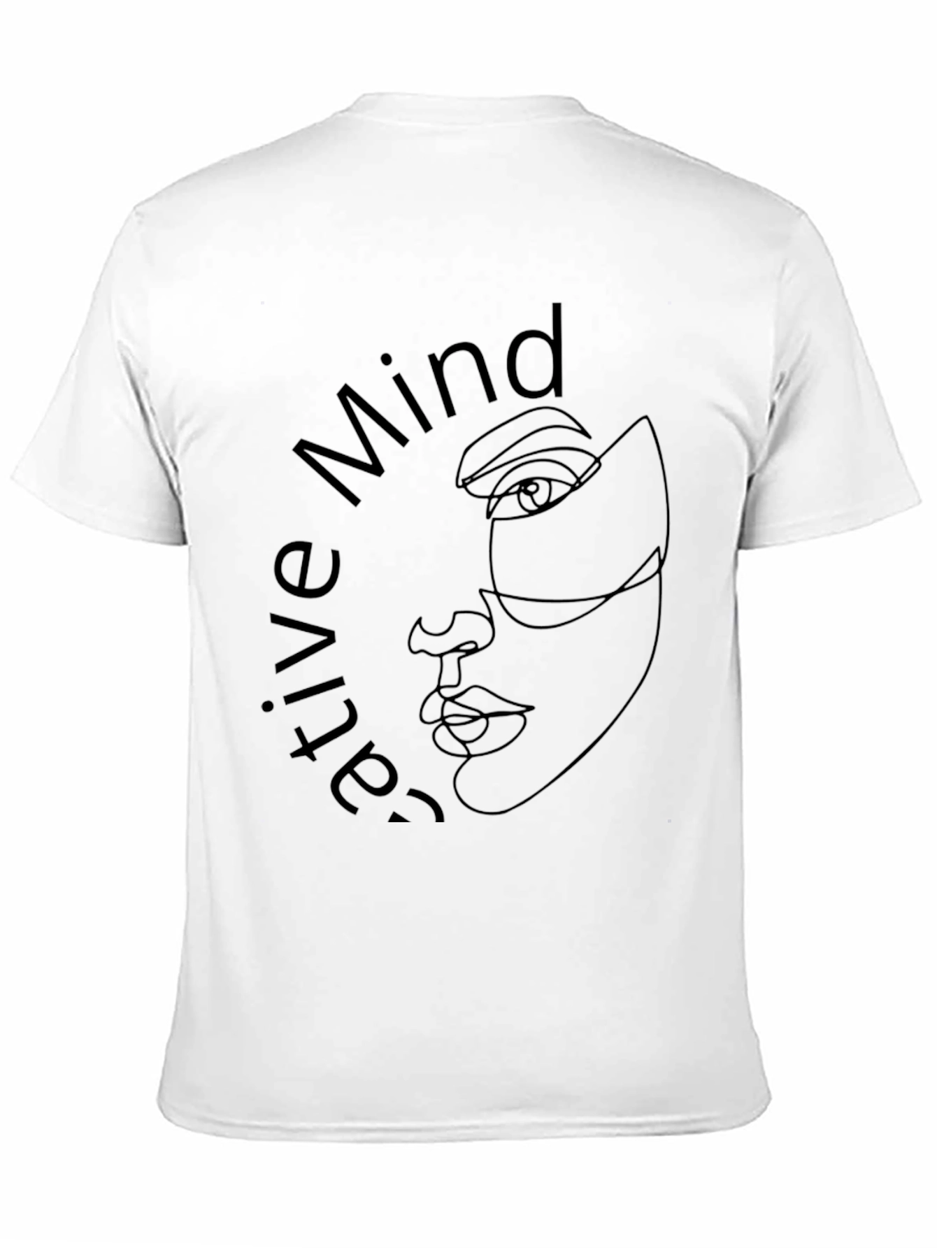 Creative Mind Graphic Tee - Black