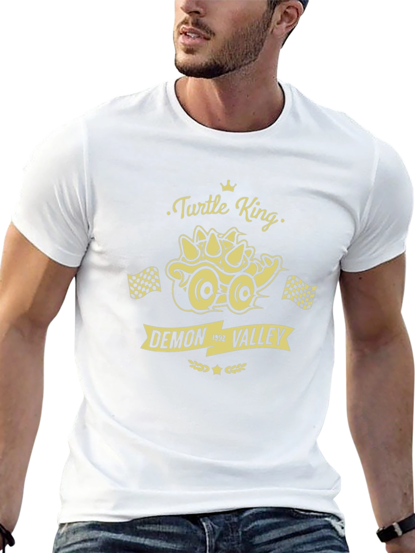 Turtle King Demon Valley 1992 Graphic T-Shirt