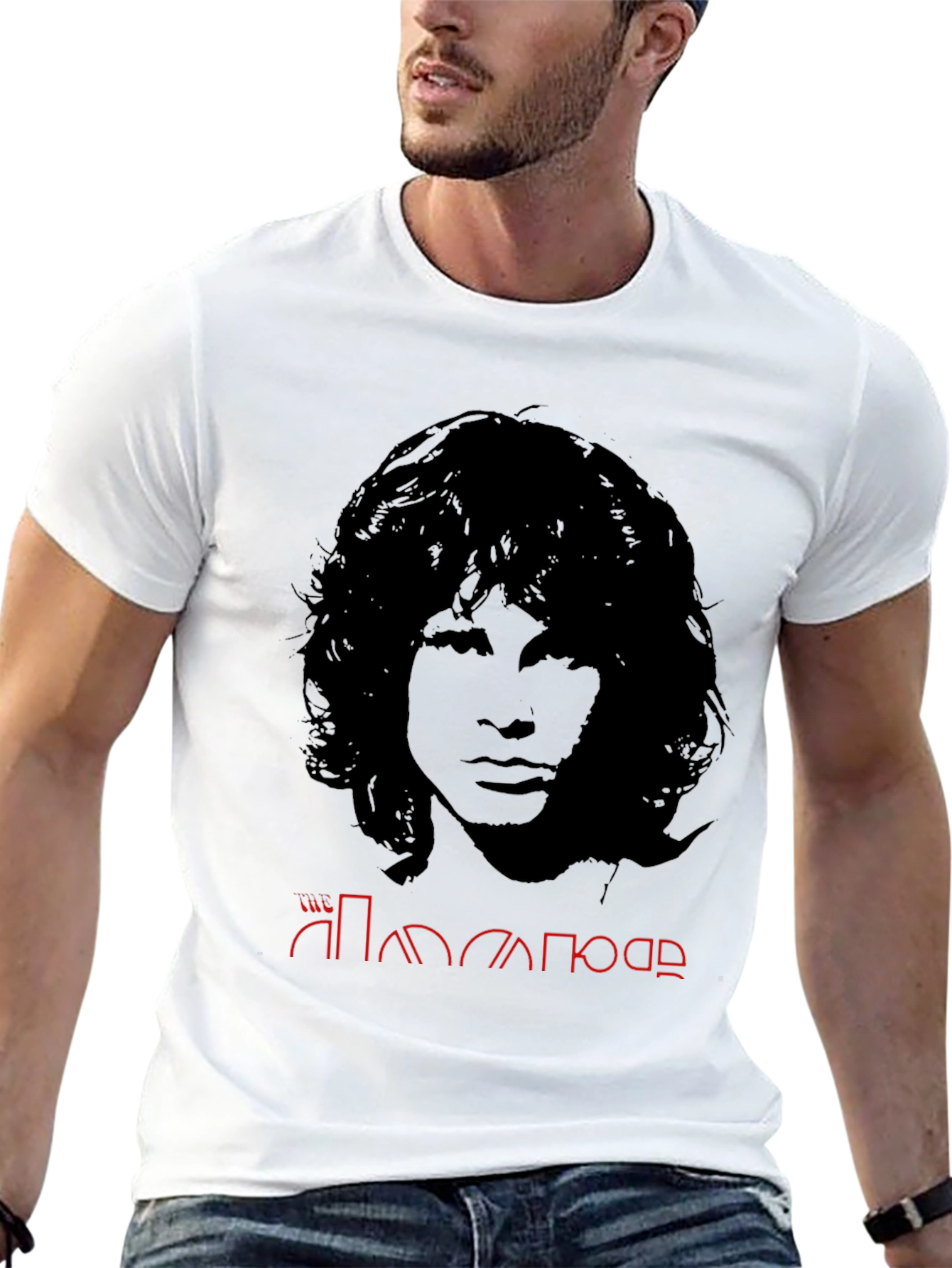 The Doors Graphic Print Black T-Shirt