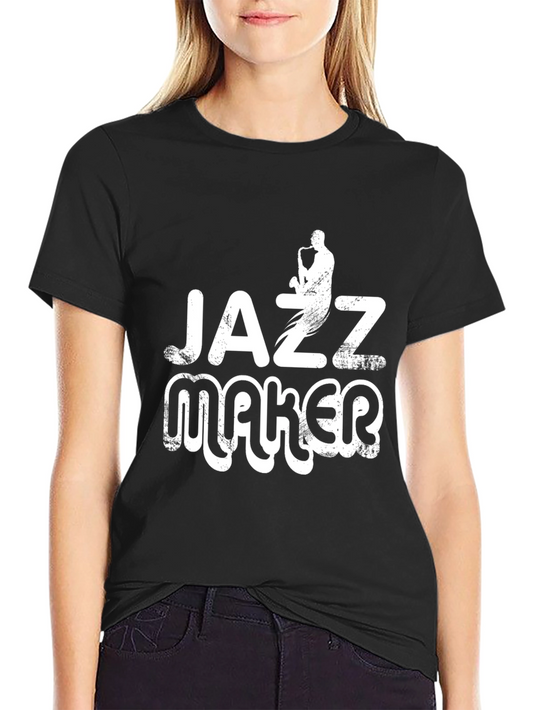 Jazz Maker Graphic T-Shirt - Cool Music Tee
