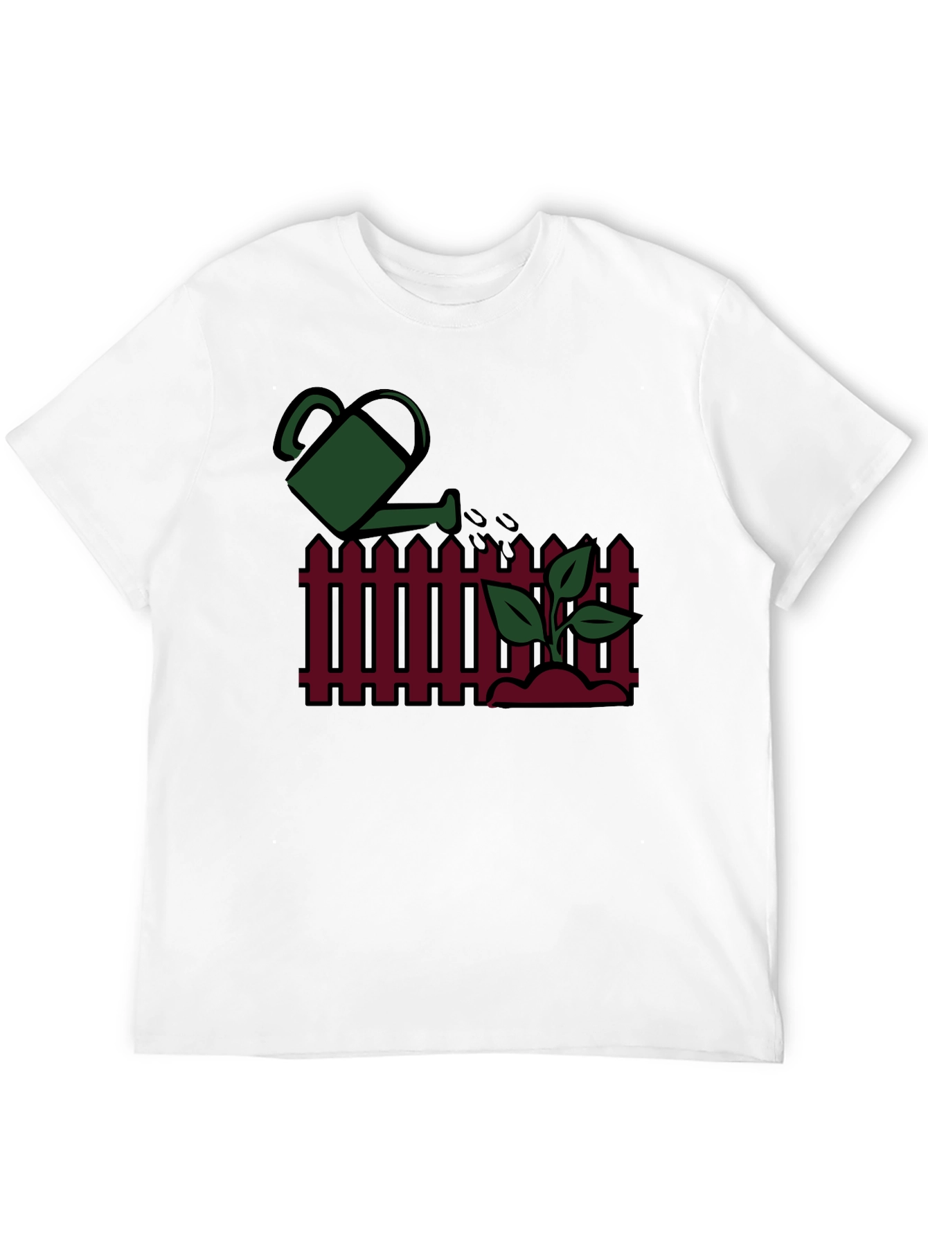 Gardening Graphic Tee - Black Cotton Shirt