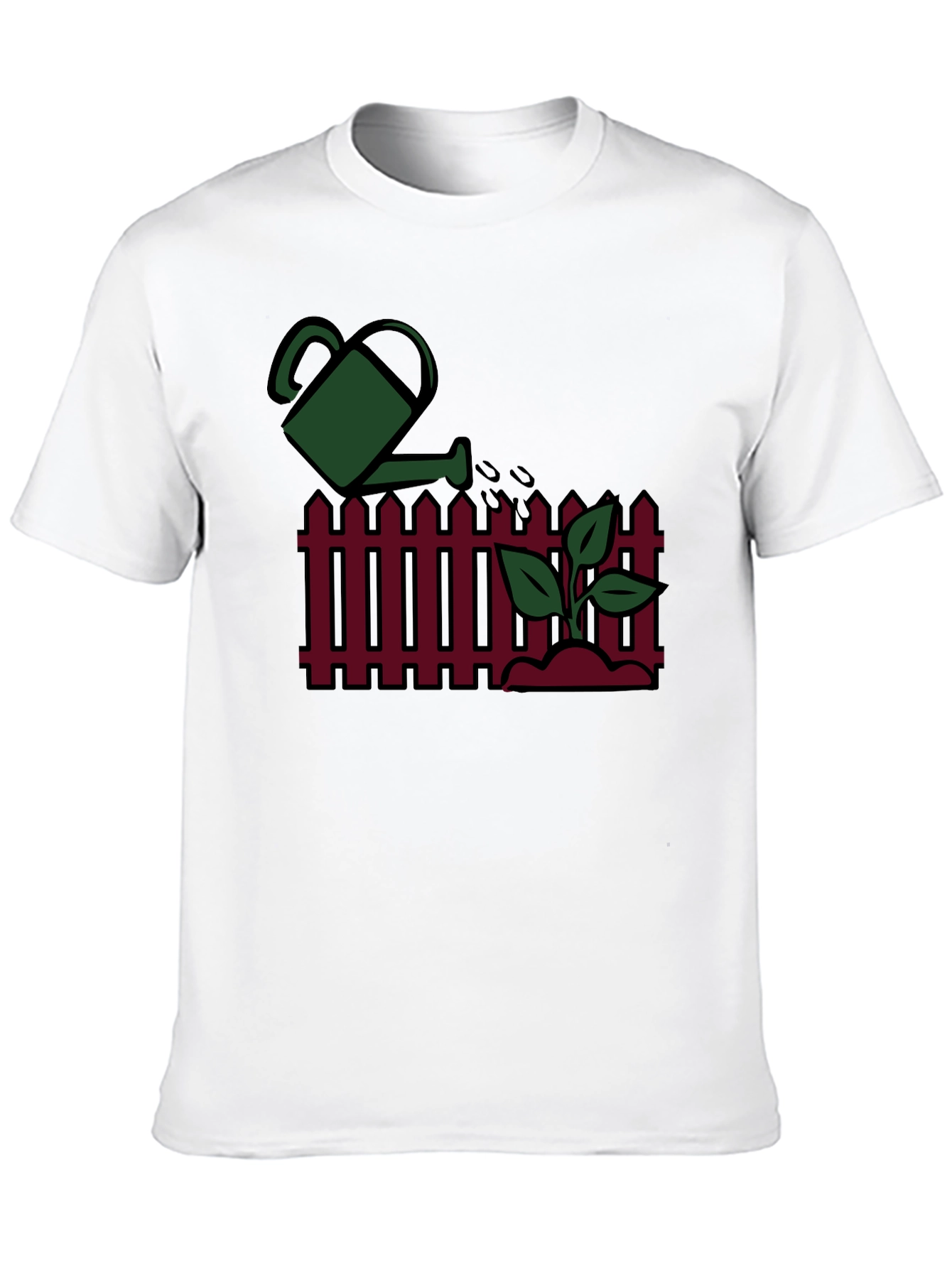 Gardening Graphic Tee - Black Cotton Shirt