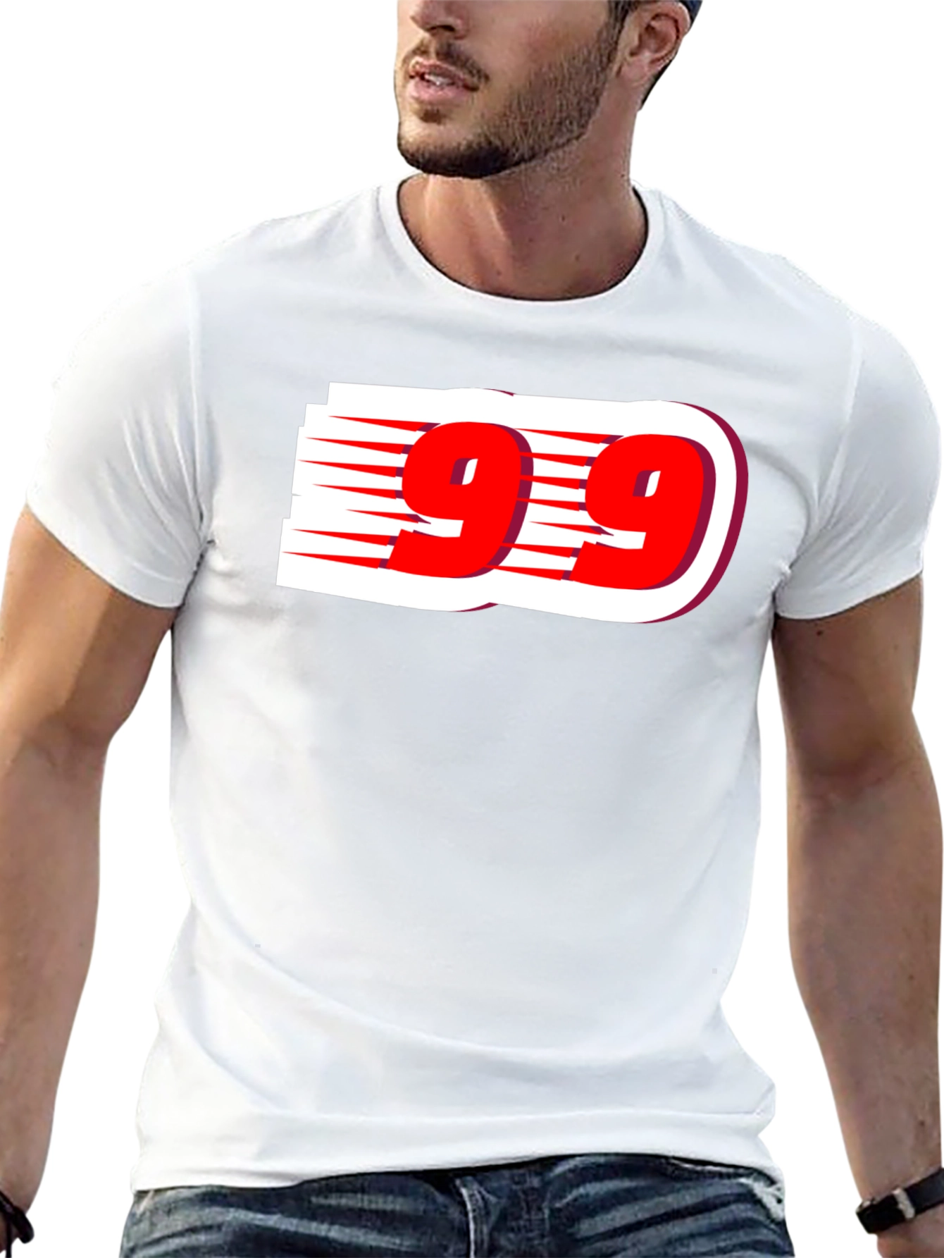 Black 99 Graphic Tee - Stylish & Bold