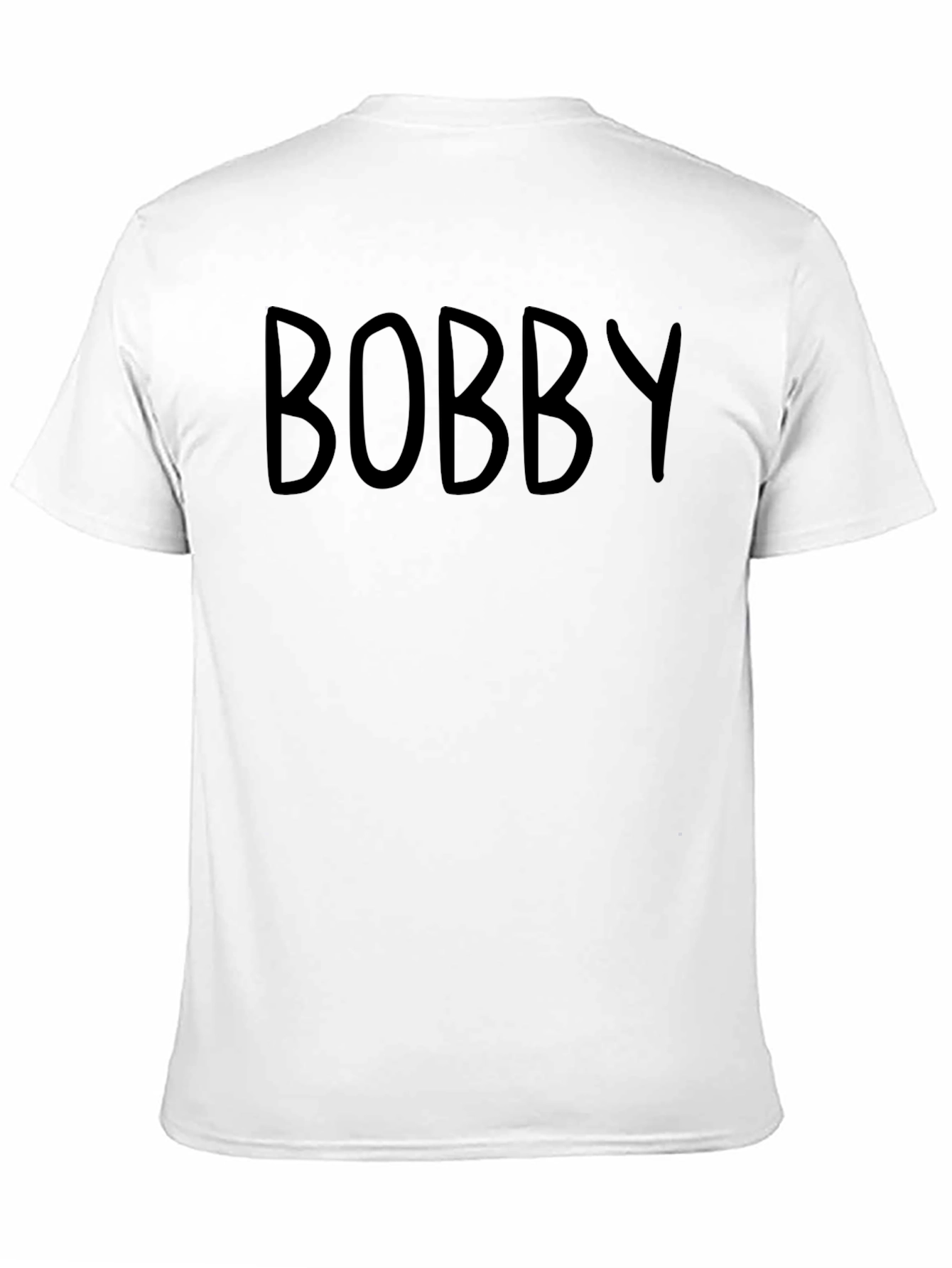 Bobby Personalized Black T-Shirt