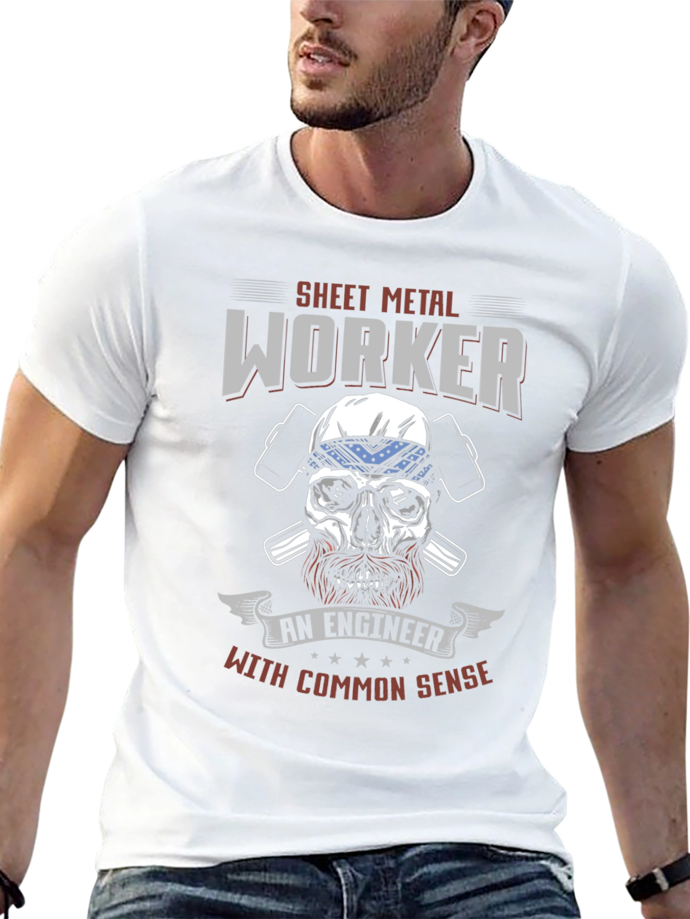 Sheet Metal Worker T-Shirt - Common Sense Engineer