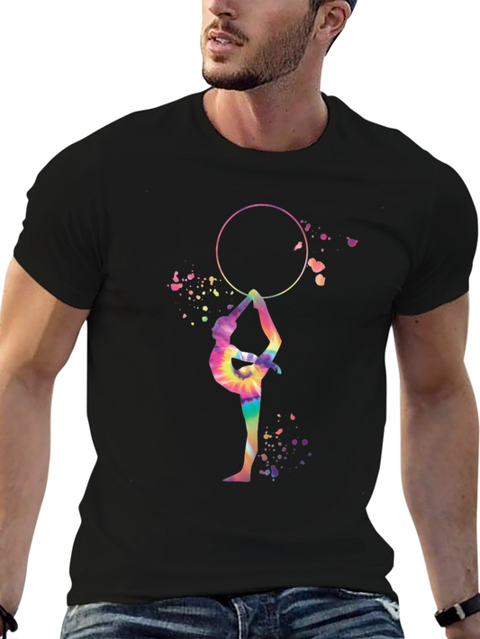 Gymnast Tie-Dye Graphic Tee