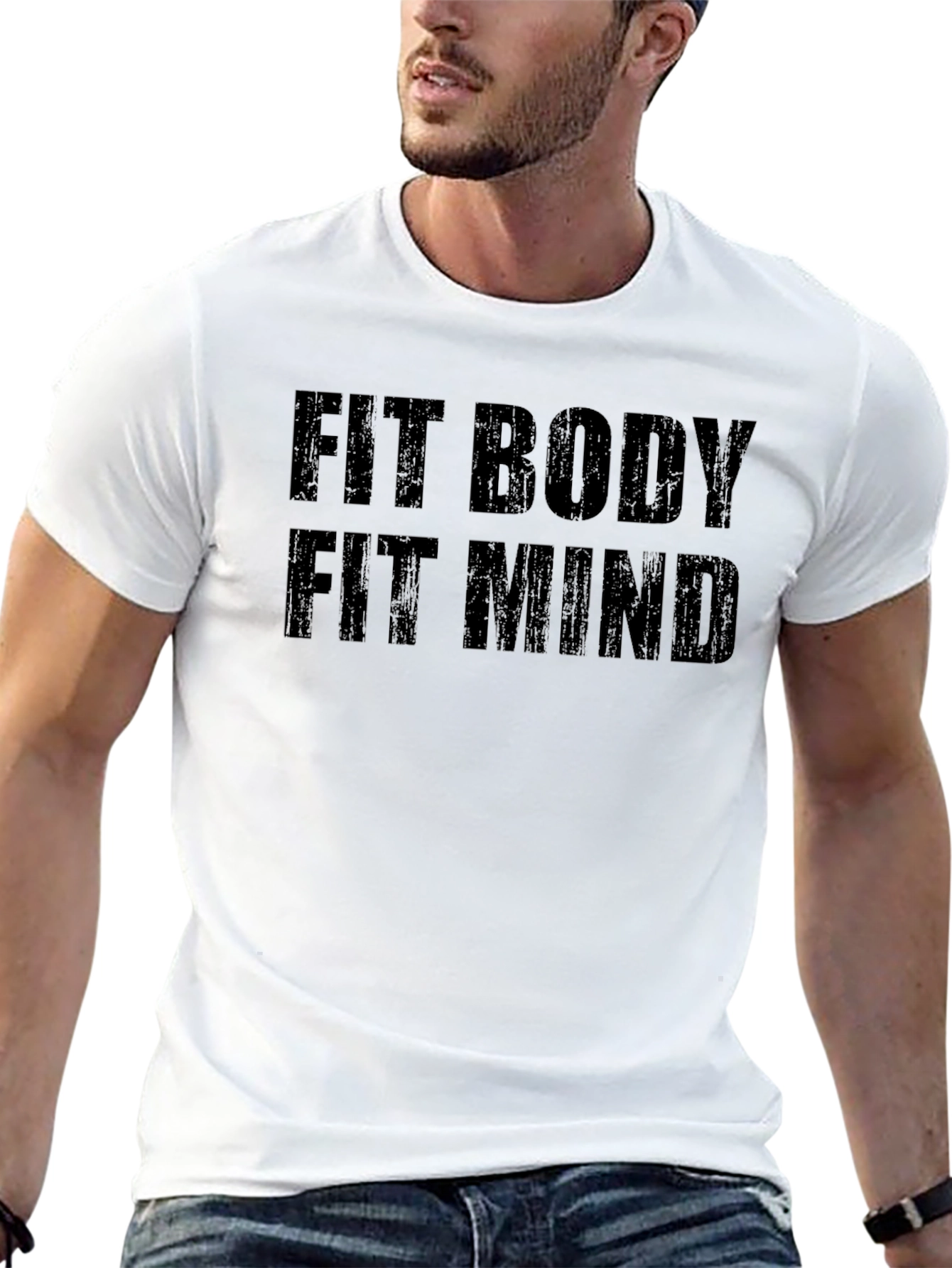 Fit Body Fit Mind Black T-Shirt