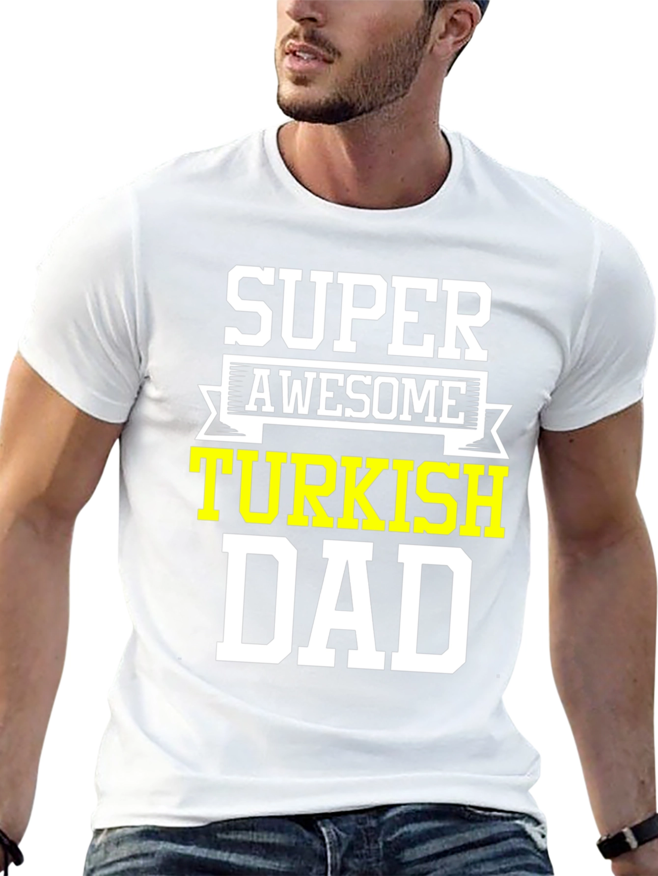 Super Awesome Turkish Dad T-Shirt