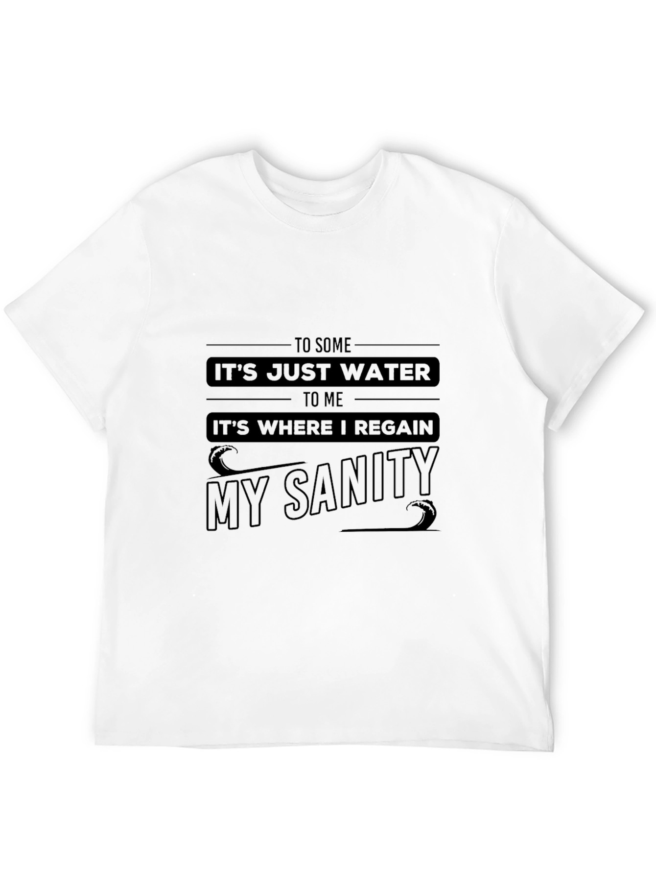Water Sanity T-Shirt - Mens Graphic Tee
