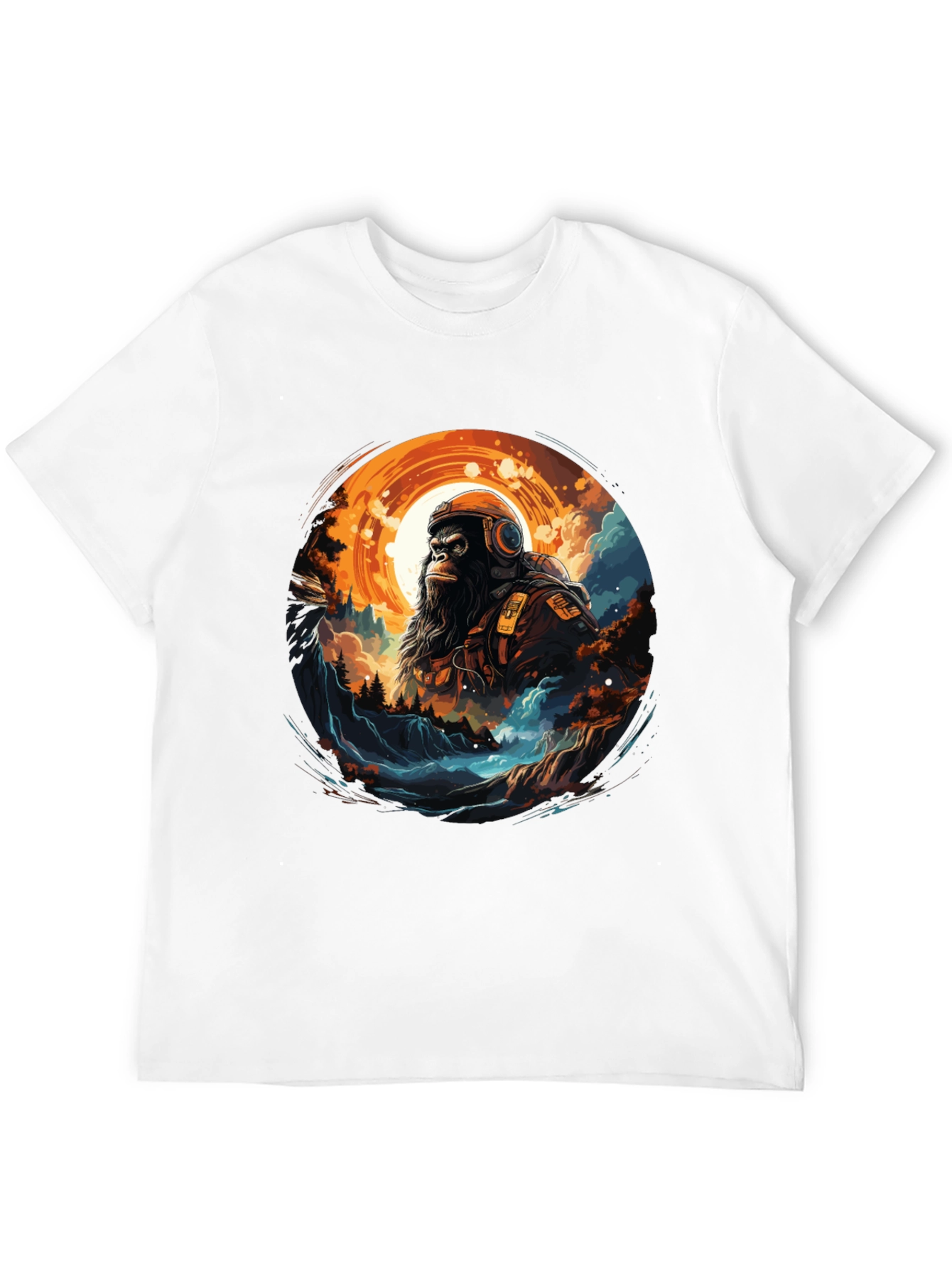 Astronaut Gorilla Graphic Tee