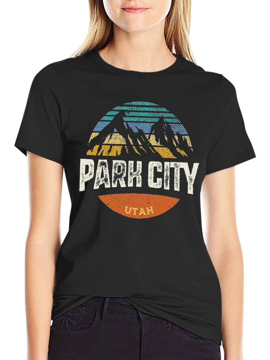 Park City Utah Retro Graphic Tee