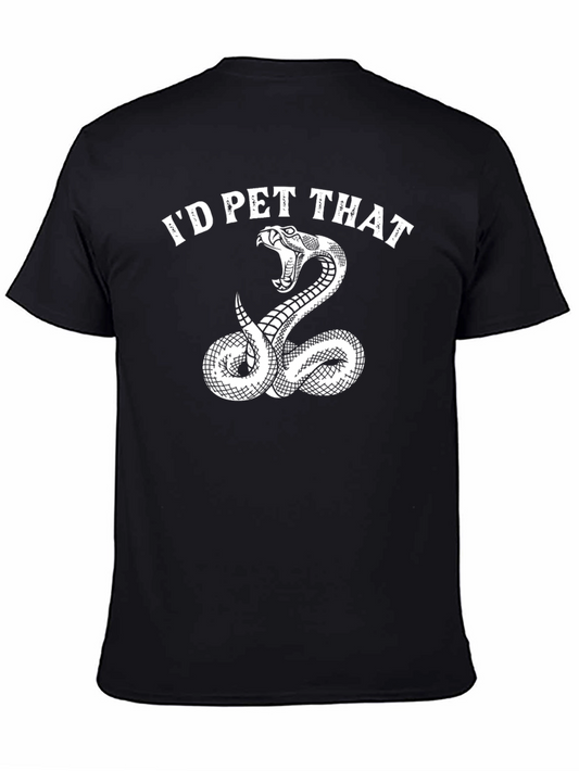 Id Pet That Snake Graphic T-Shirt