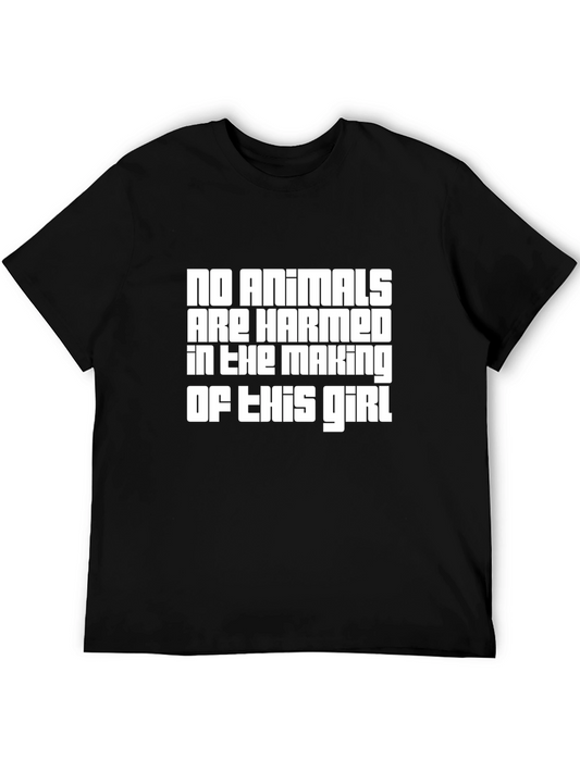 Humorous Vegan No Animals Harmed T-Shirt