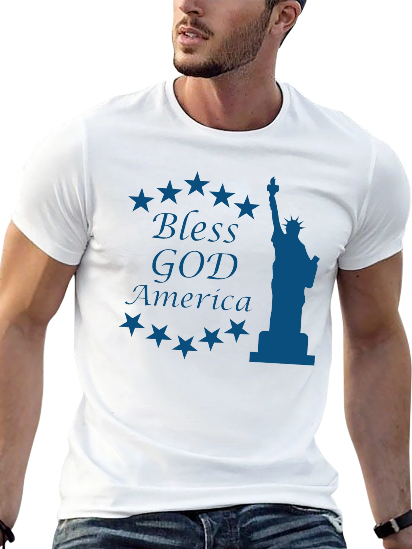 Bless God America Patriotic T-Shirt