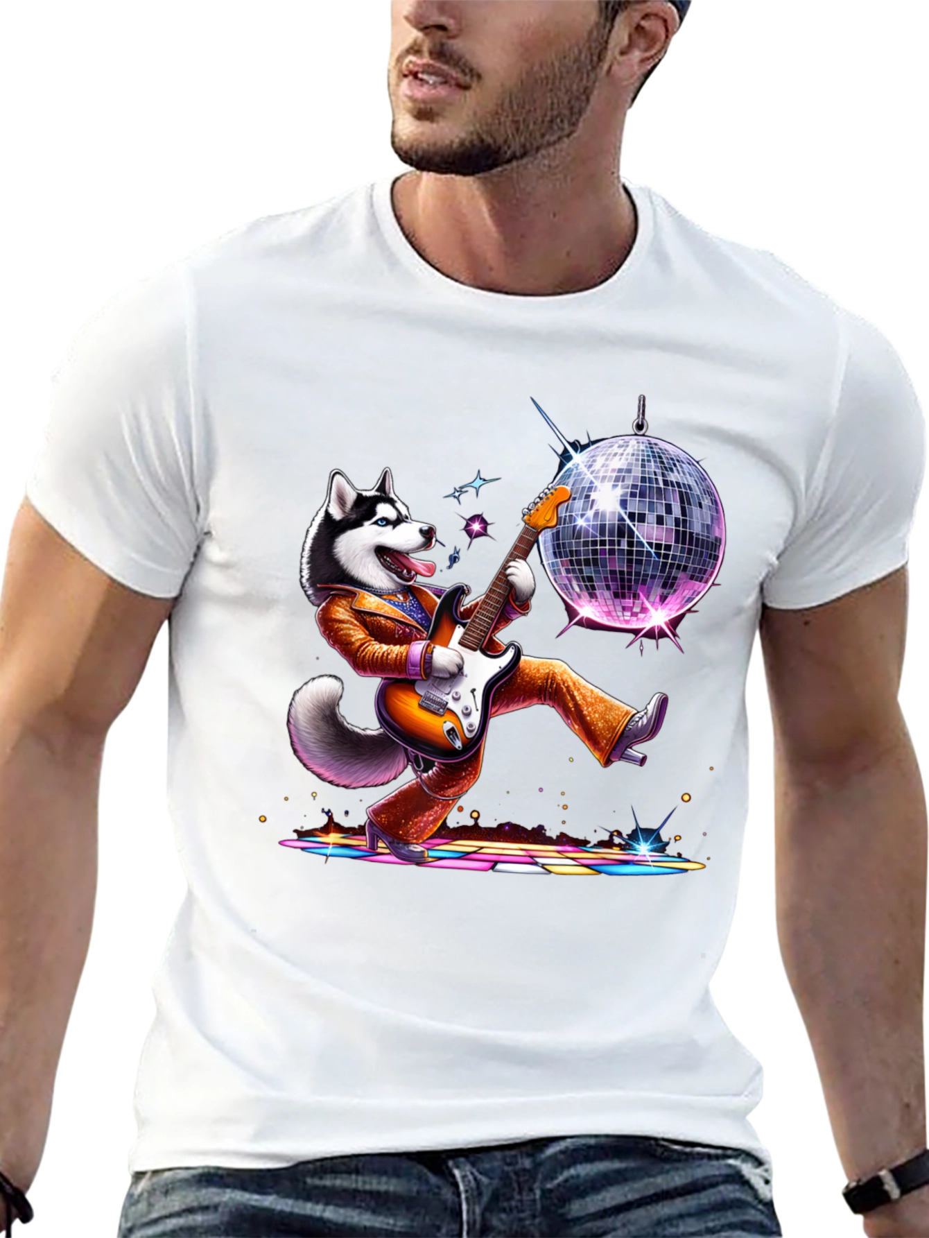 Funky Dog Disco T-Shirt