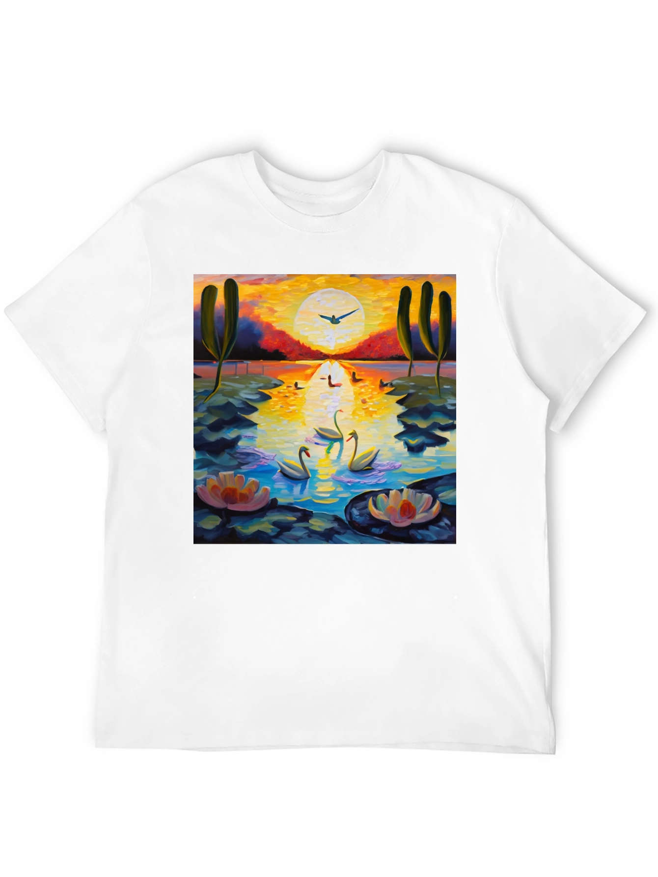 Swan Lake Impression T-Shirt