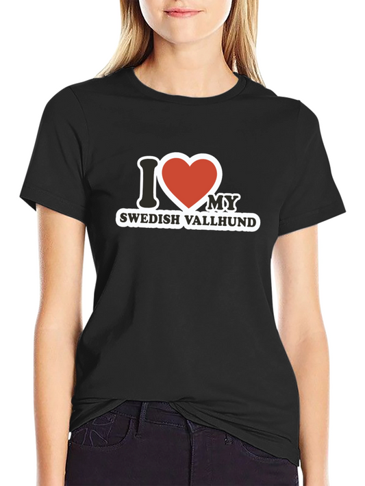 I Love My Swedish Vallhund T-Shirt