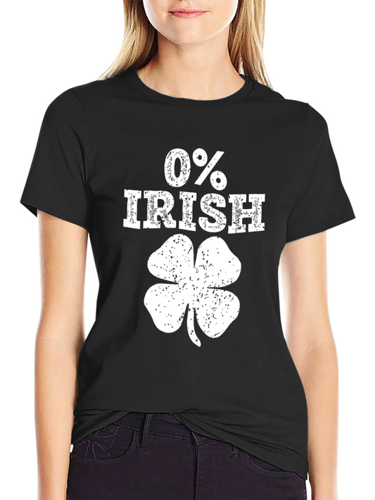 Funny 0% Irish St. Patricks Day T-Shirt