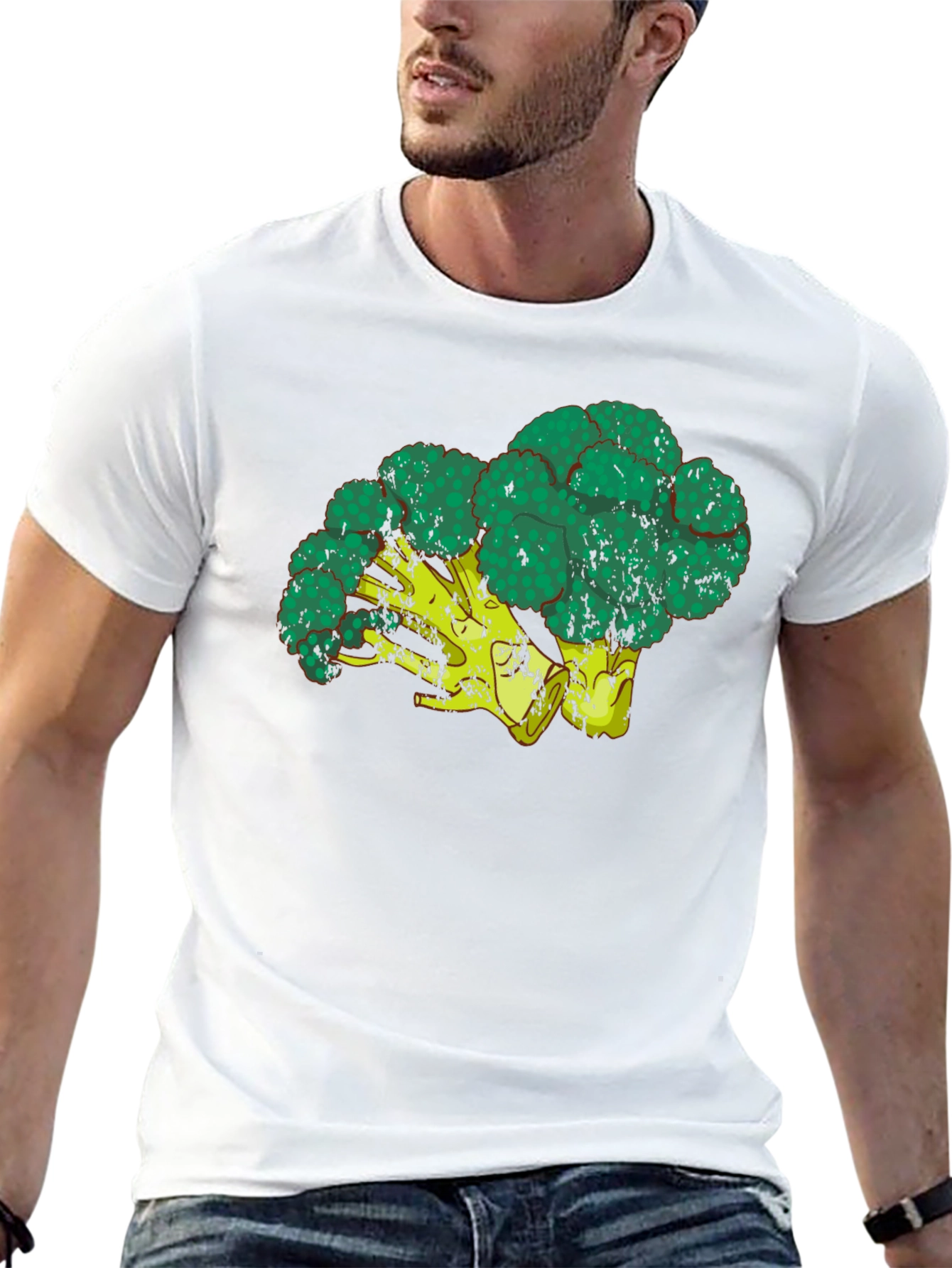 Broccoli Graphic T-Shirt - Veggie Lover Tee