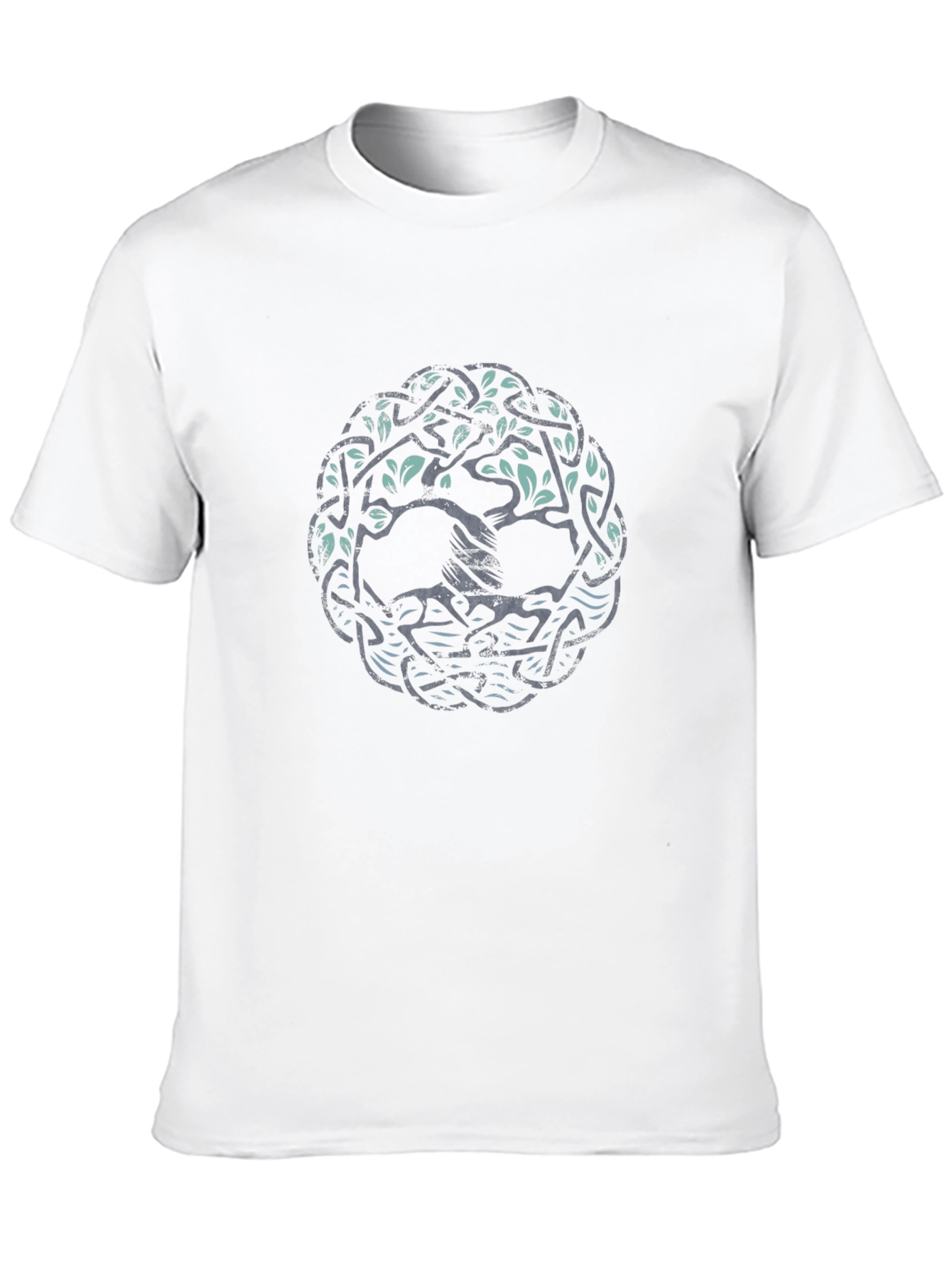 Celtic Tree of Life Graphic Tee - Black
