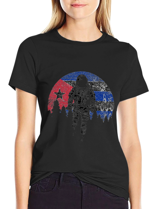 Cuban Astronaut T-Shirt: Space & Culture