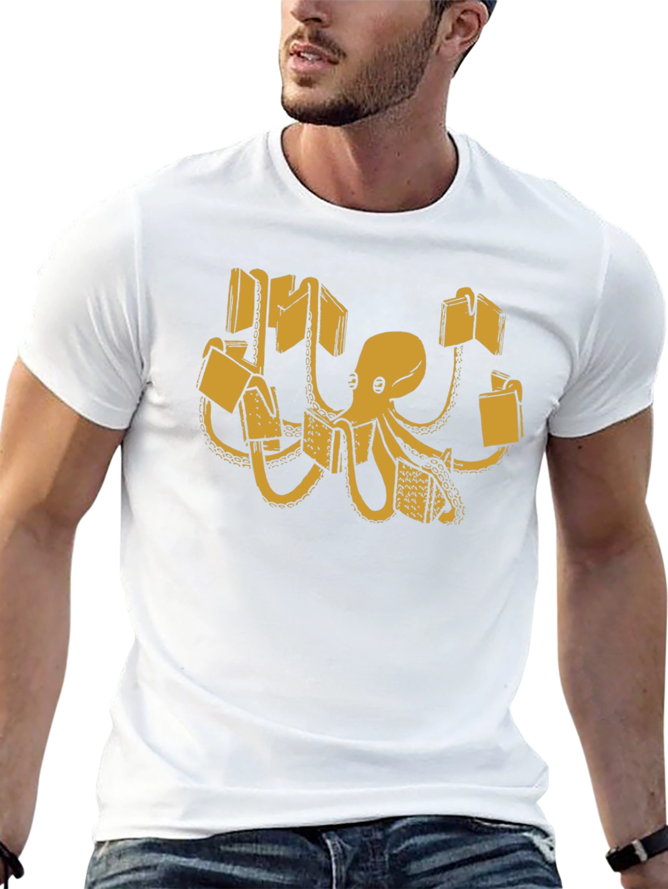 Bookworm Octopus Graphic Tee
