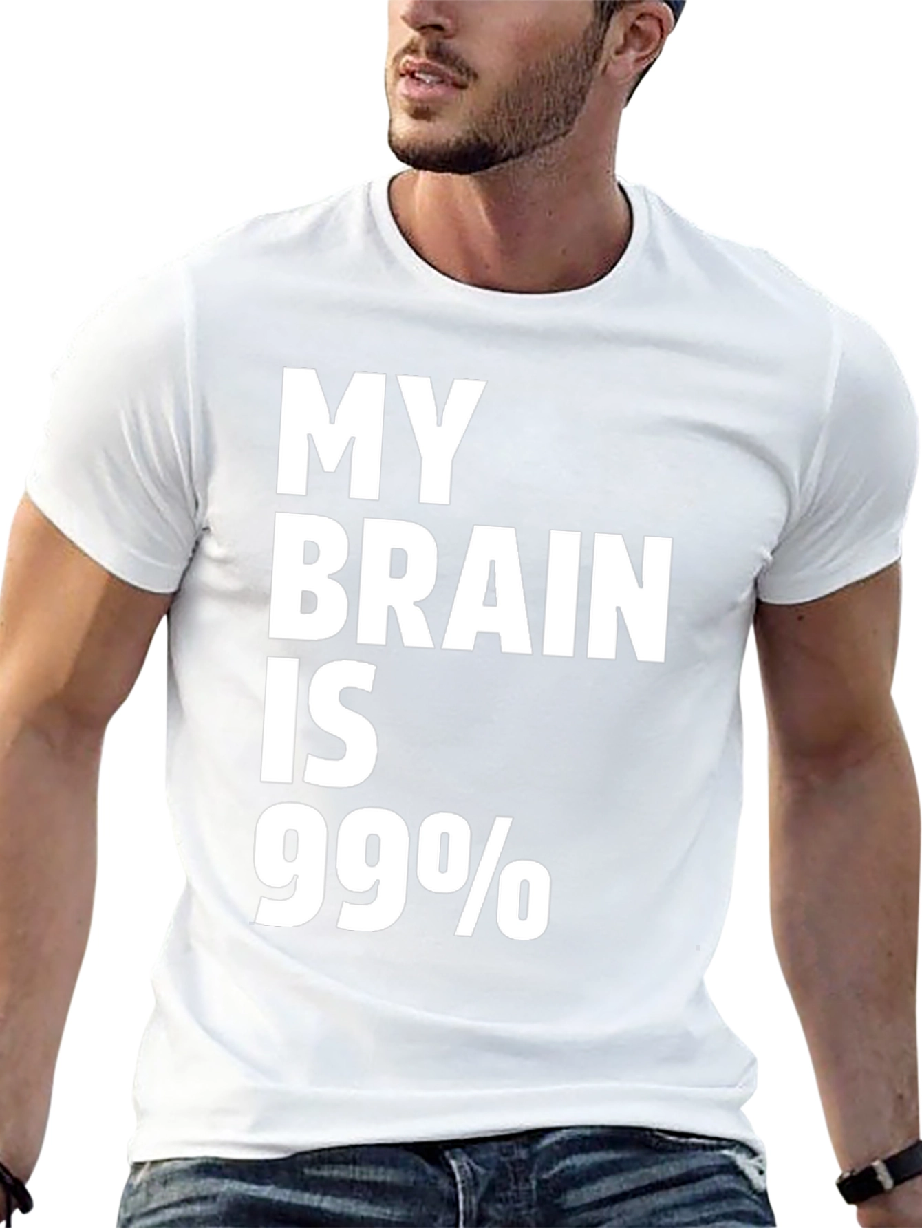 My Brain is 99% Funny Sarcastic T-Shirt
