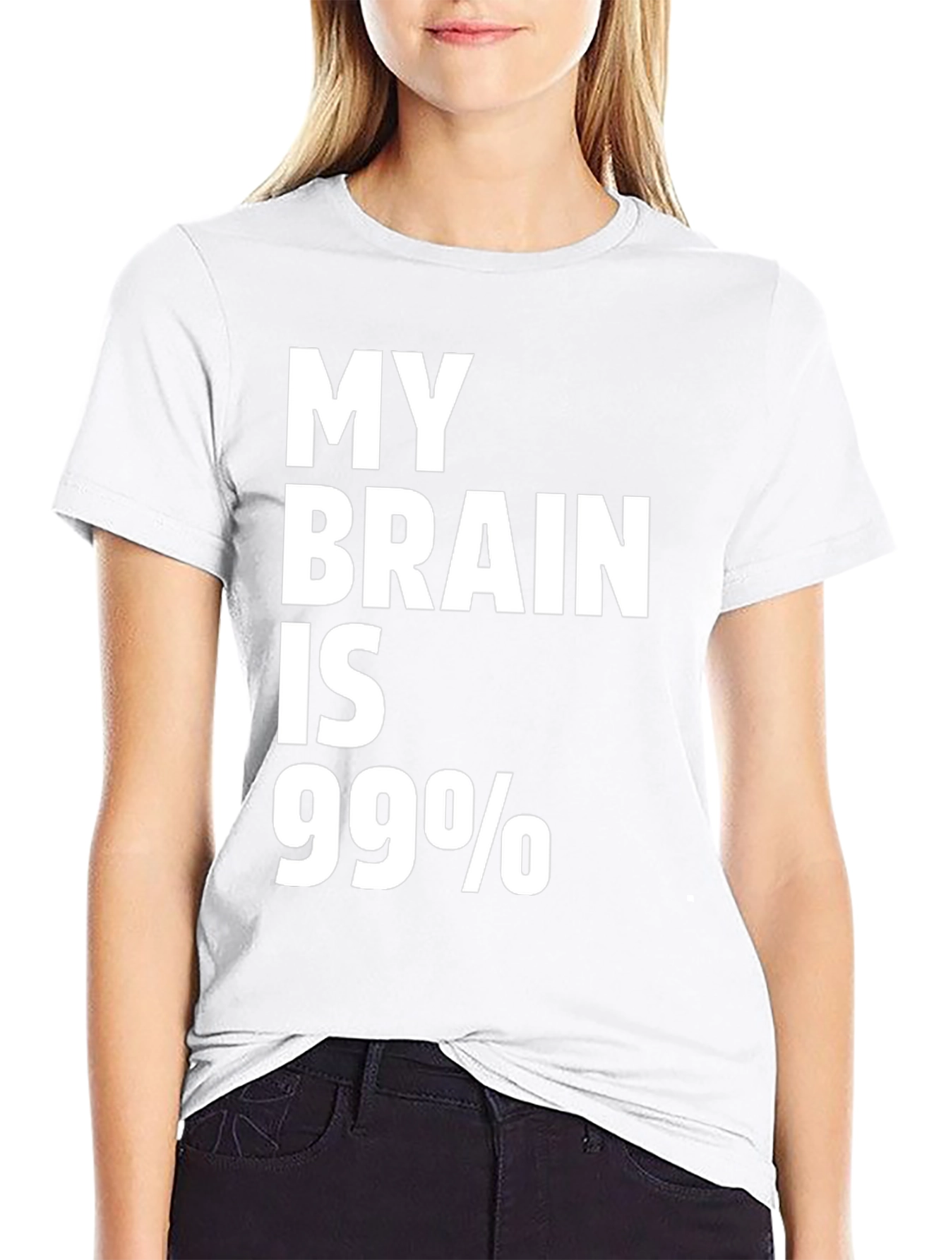 My Brain is 99% Funny Sarcastic T-Shirt