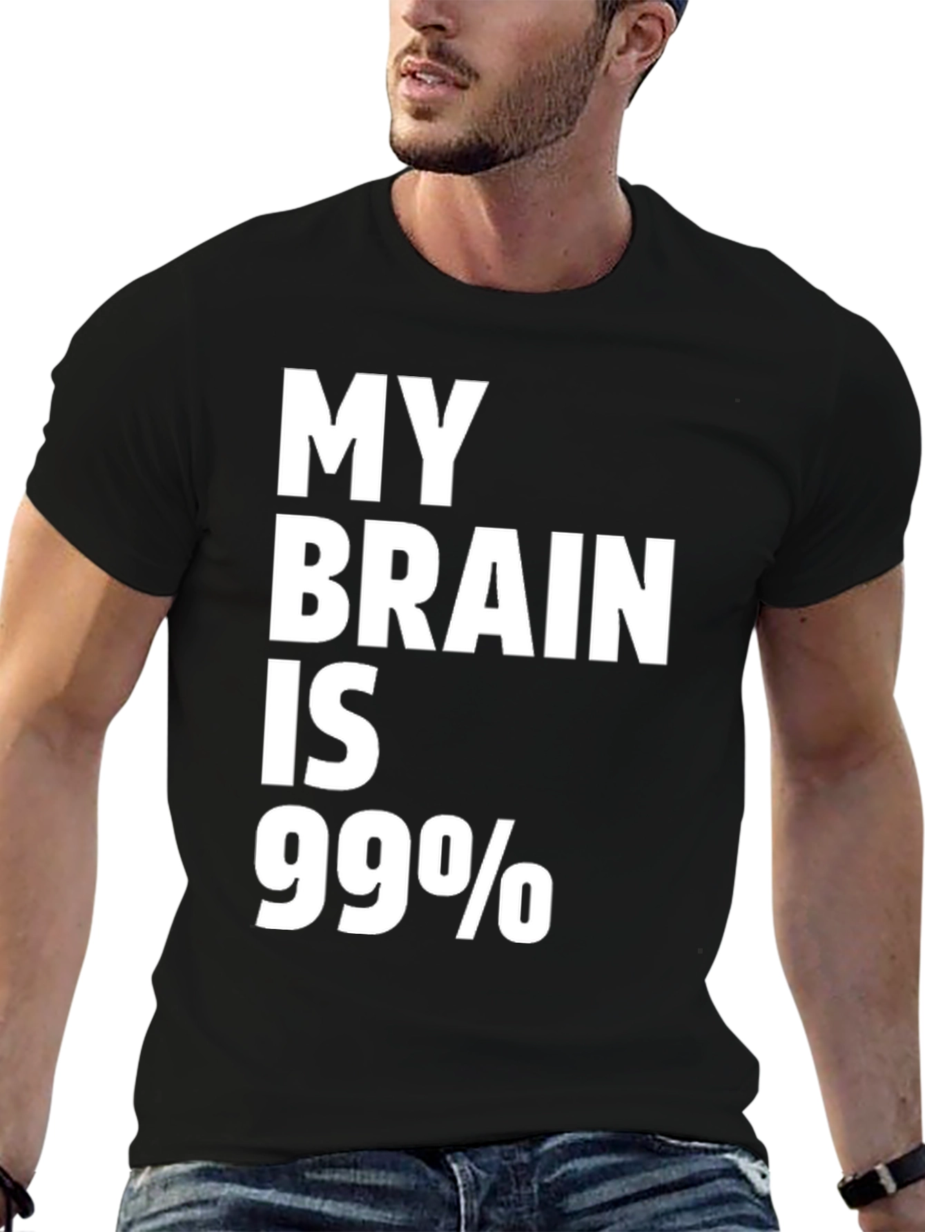 My Brain is 99% Funny Sarcastic T-Shirt