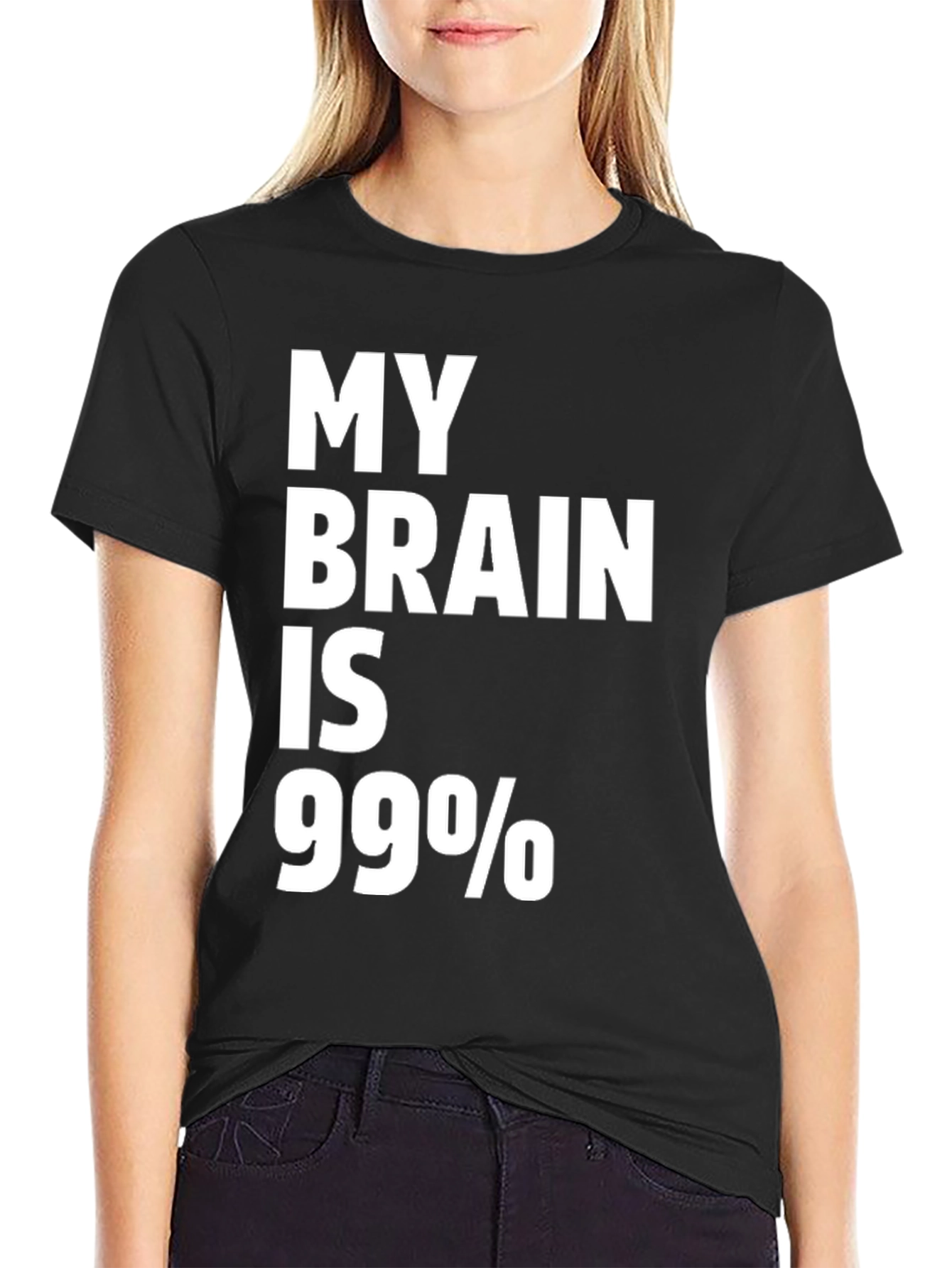 My Brain is 99% Funny Sarcastic T-Shirt