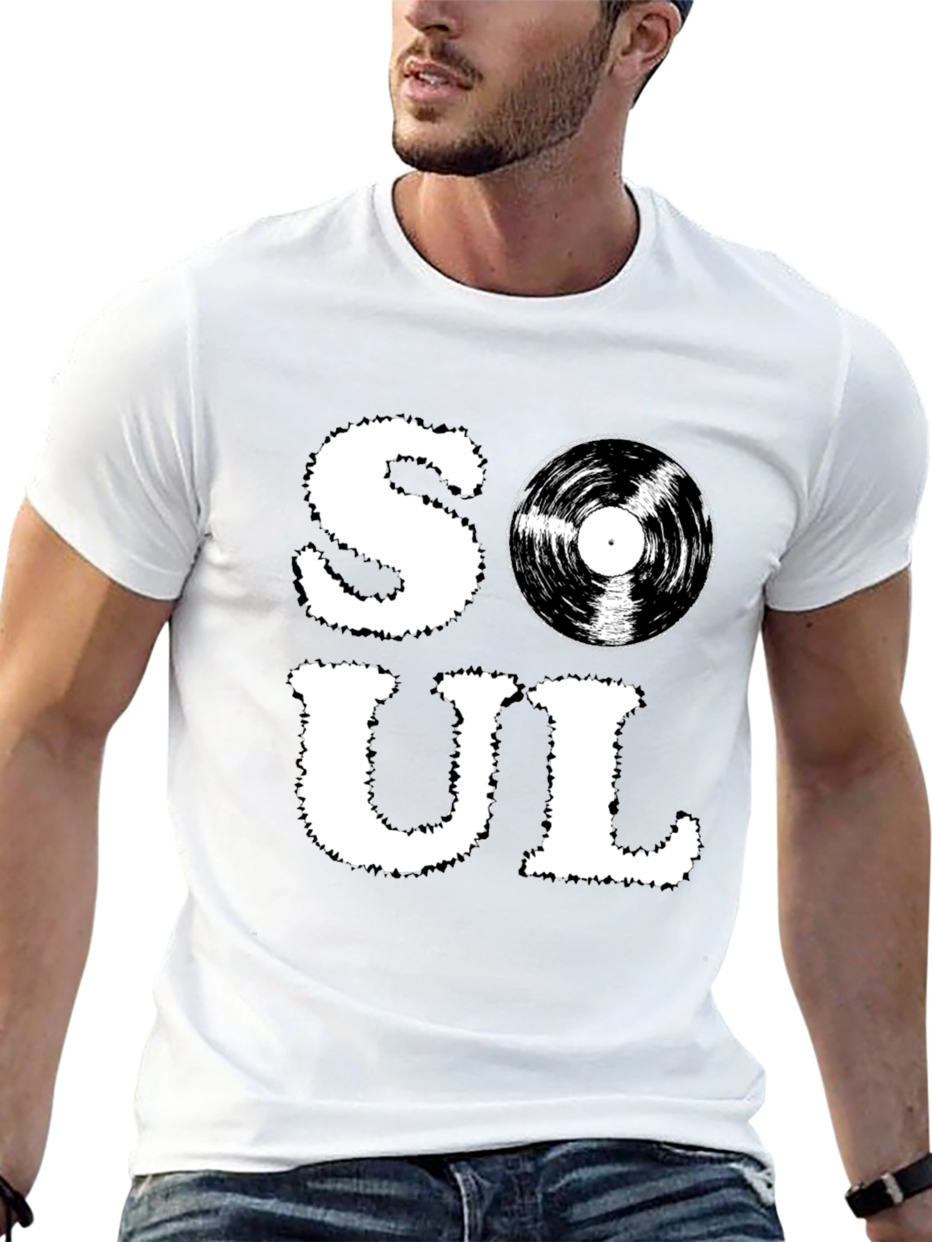 Soul Music Graphic T-Shirt - Black