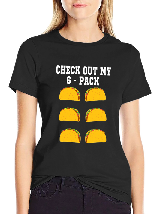 Funny Taco 6-Pack Graphic T-Shirt