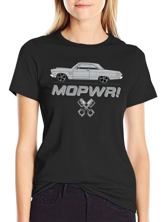 MOPWR! Classic Car T-Shirt - Cool Automotive Design