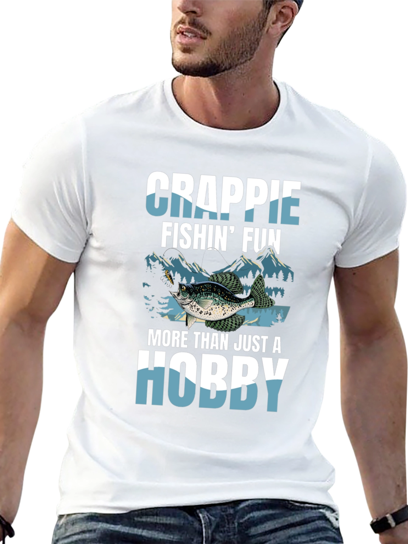 Crappie Fishing Fun Hobby T-Shirt