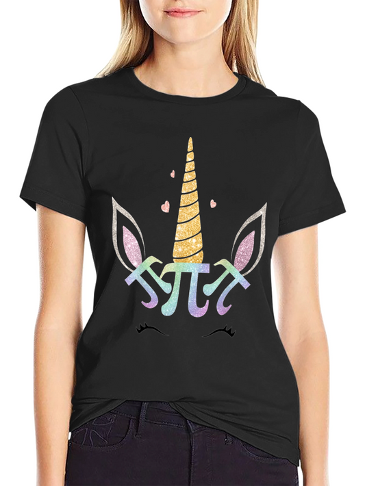 Unicorn Pi Graphic Tee - Sparkle and Fun!