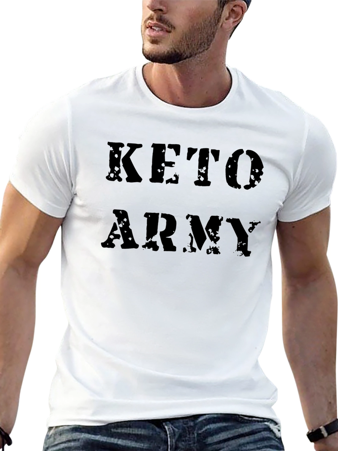 Keto Army Black T-Shirt