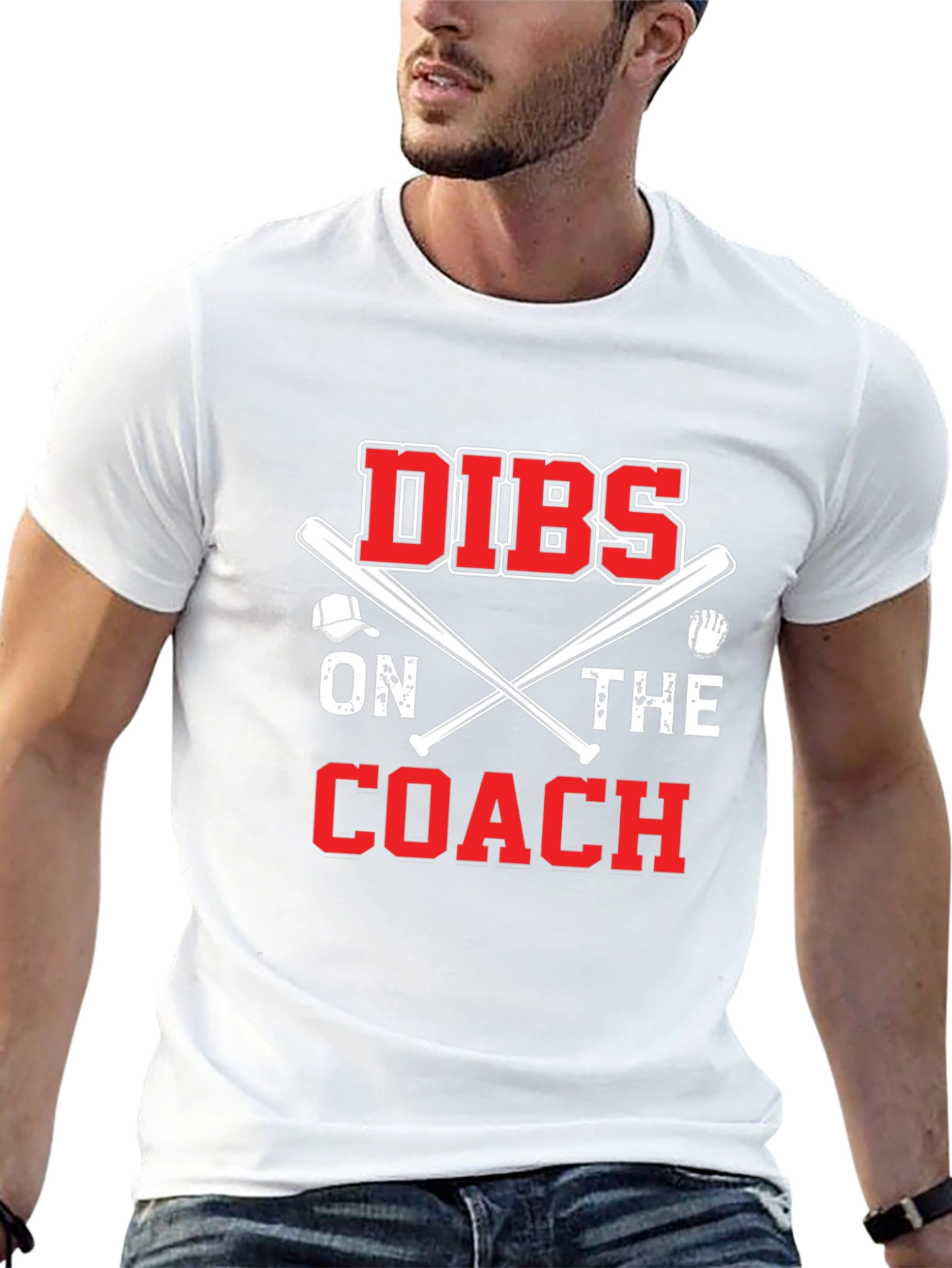 Dibs on the Coach T-Shirt - Baseball Tee