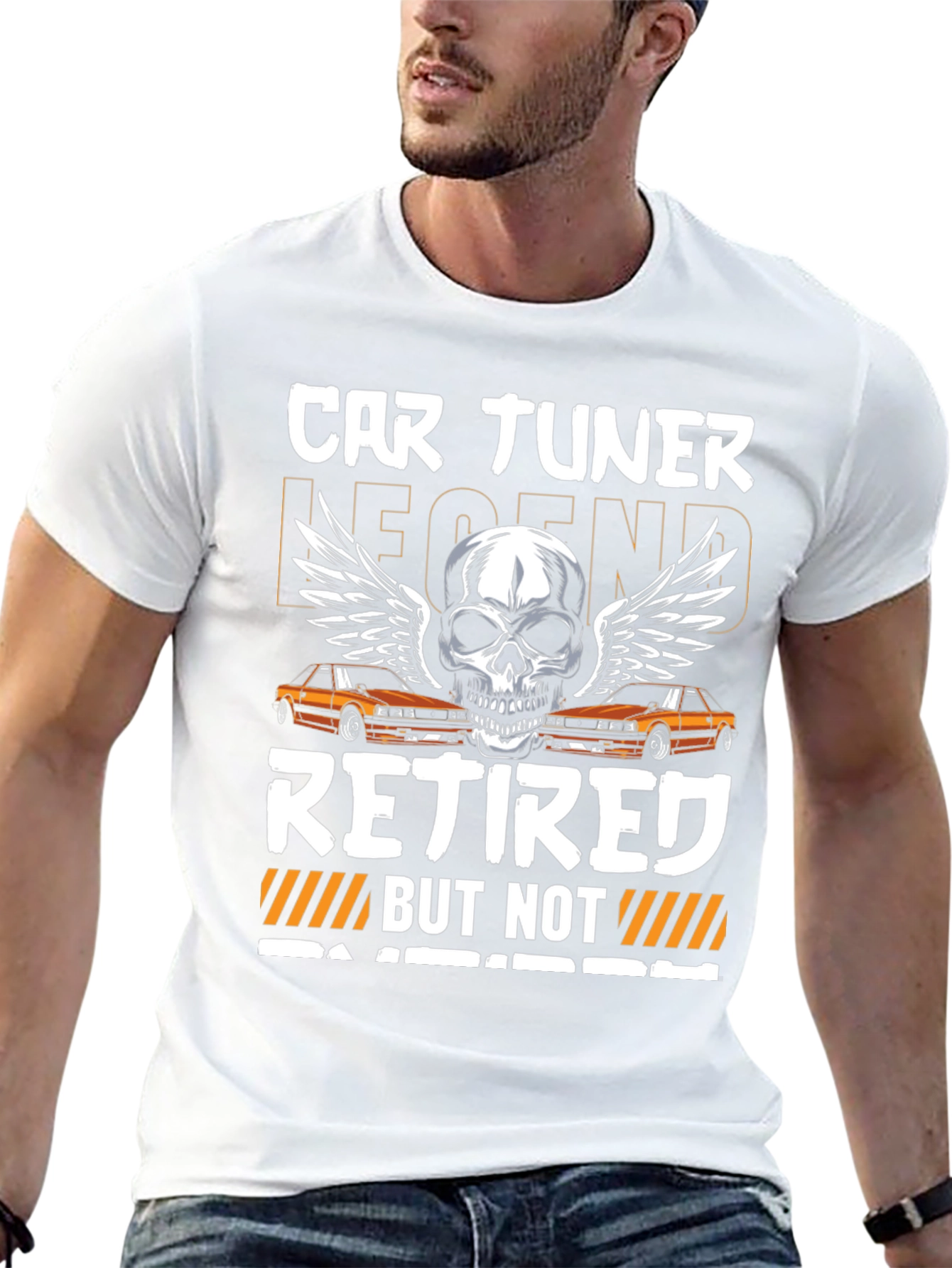 Car Tuner Legend Retired Graphic T-Shirt