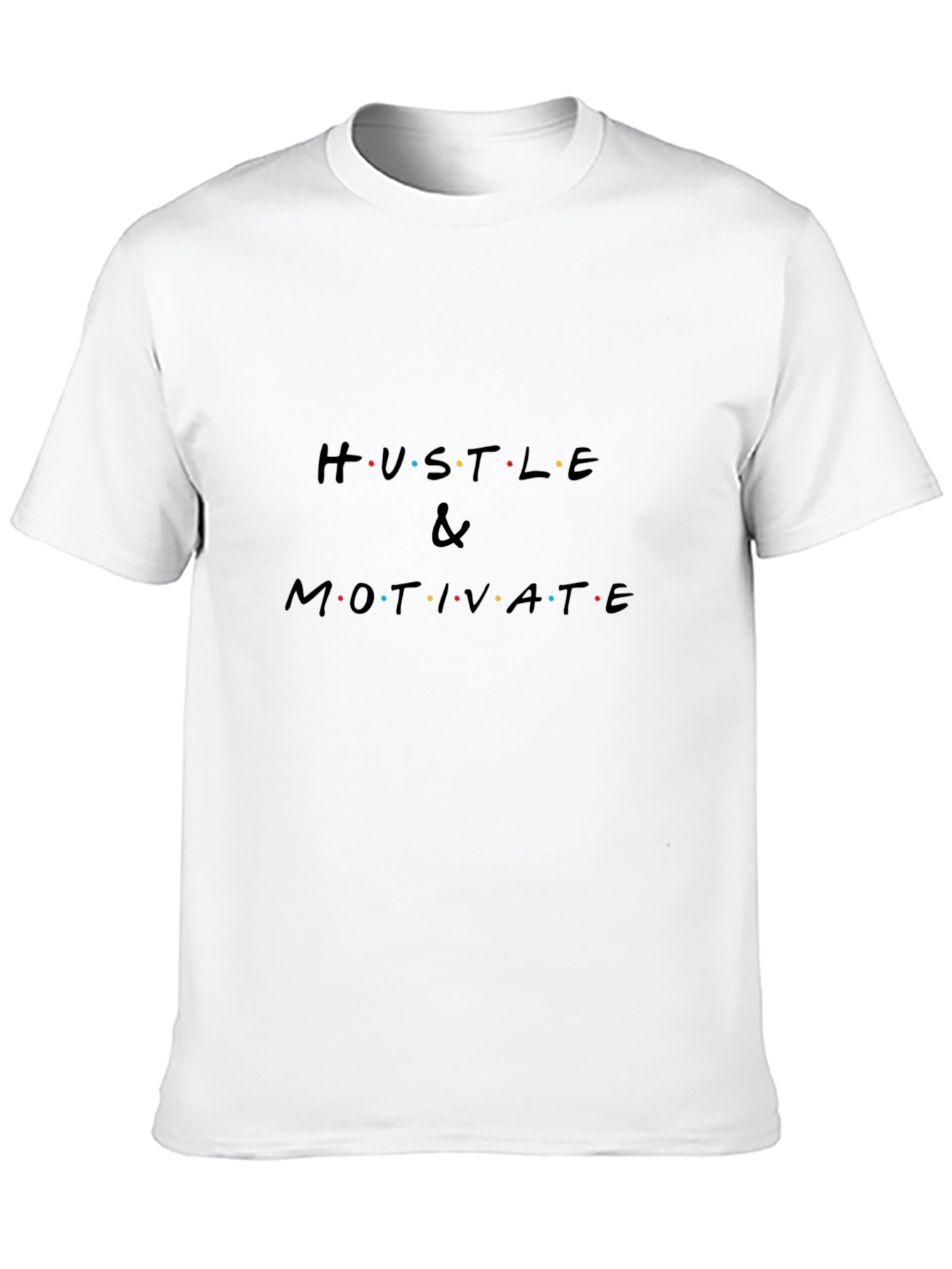 Hustle & Motivate Black Graphic T-Shirt