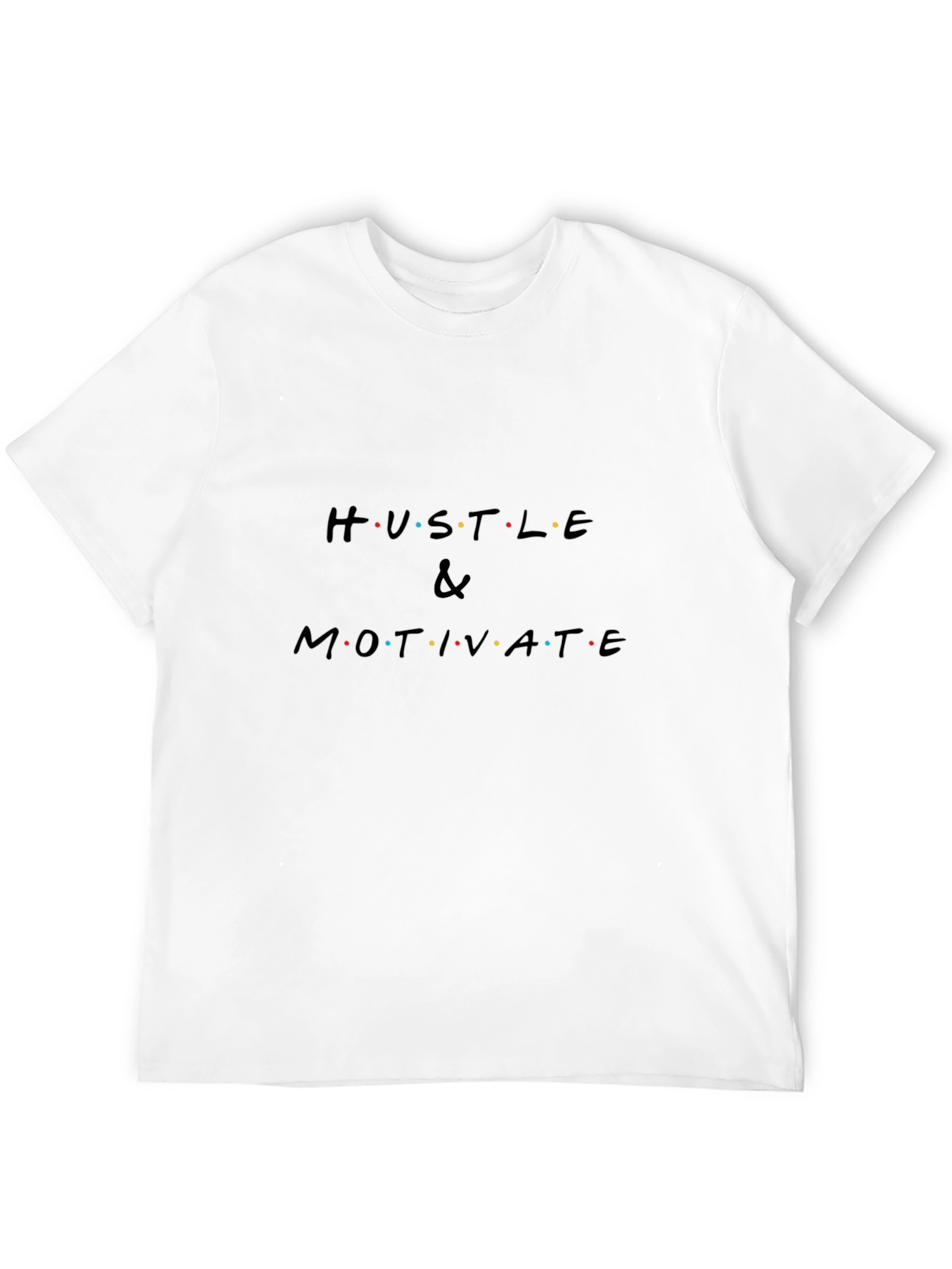 Hustle & Motivate Black Graphic T-Shirt